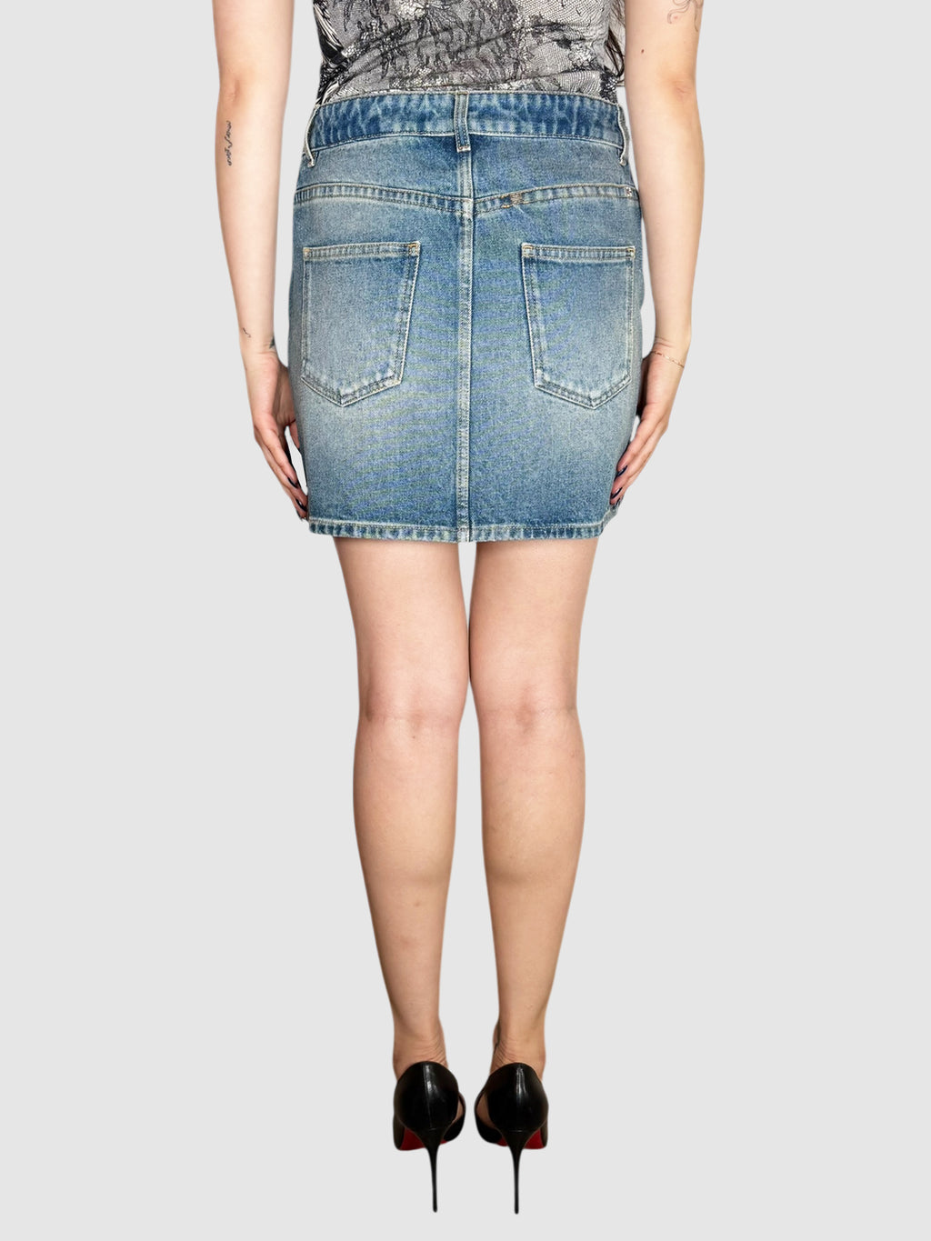 Denim Mini Skirt