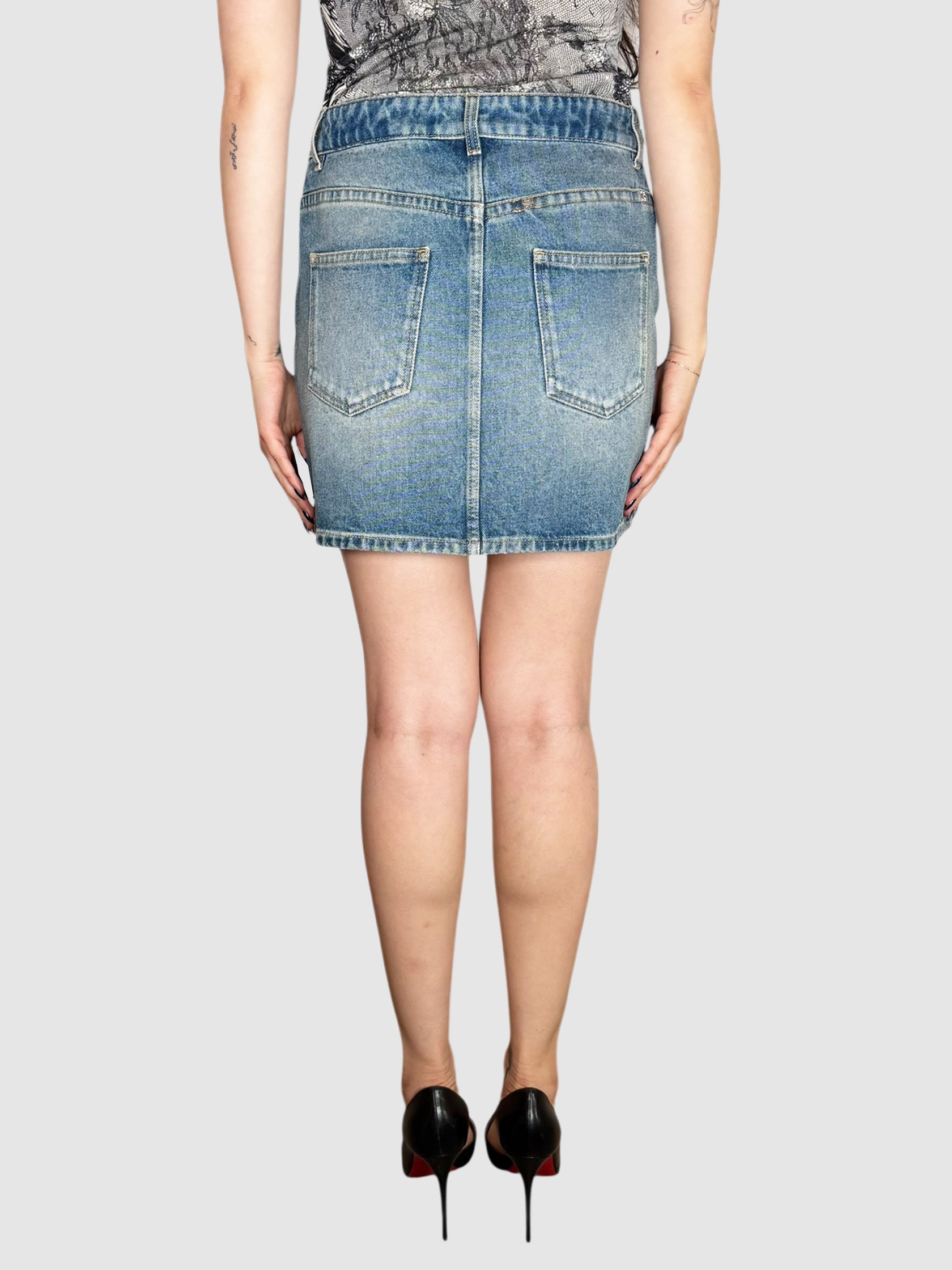 Denim Mini Skirt