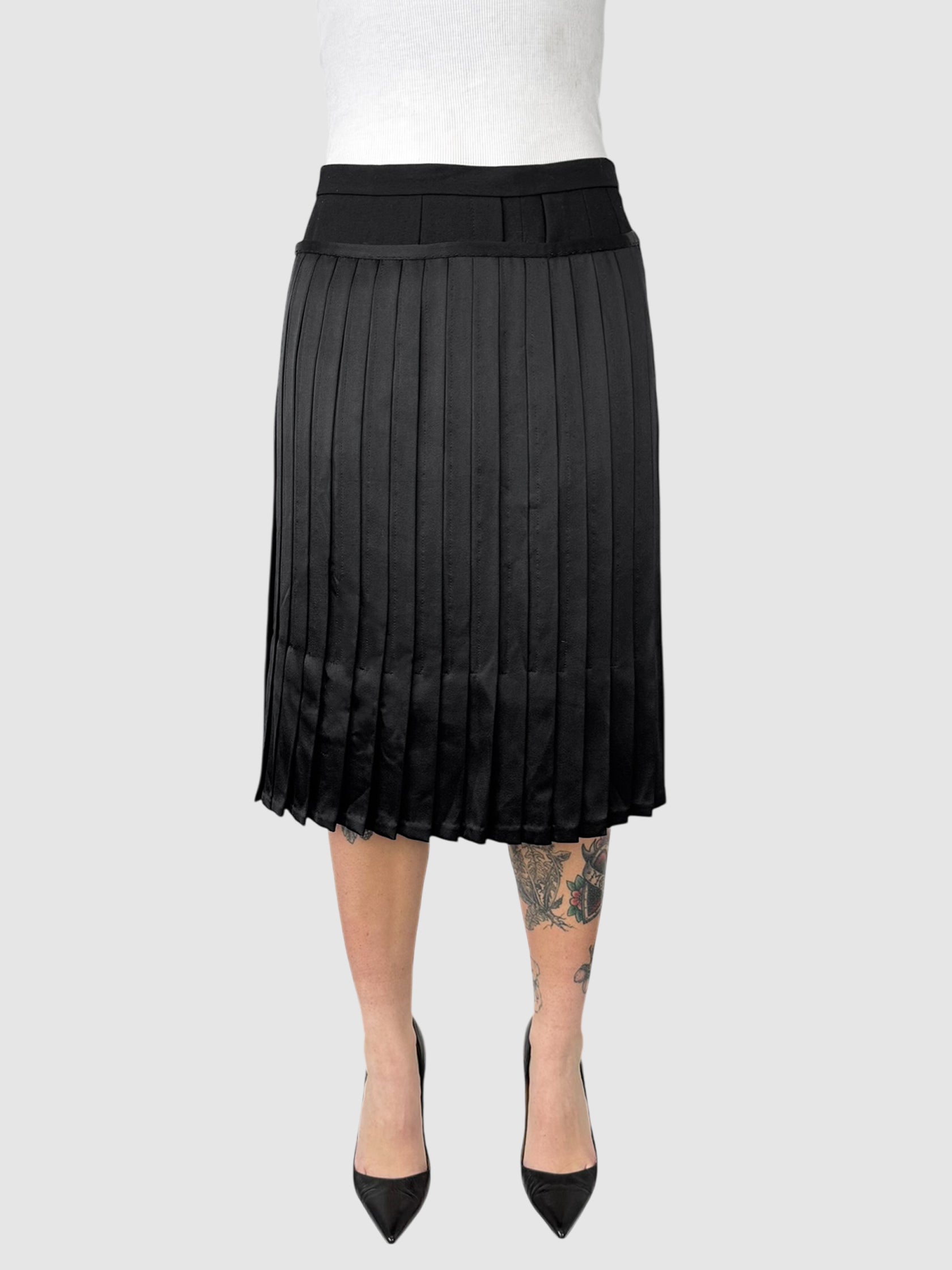 Pleated Midi Skirt