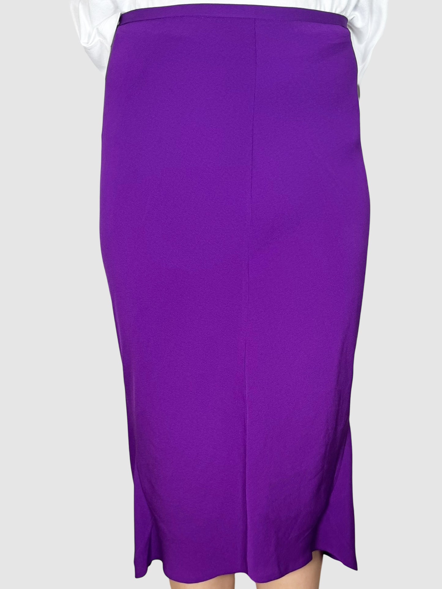 Silk Midi Skirt