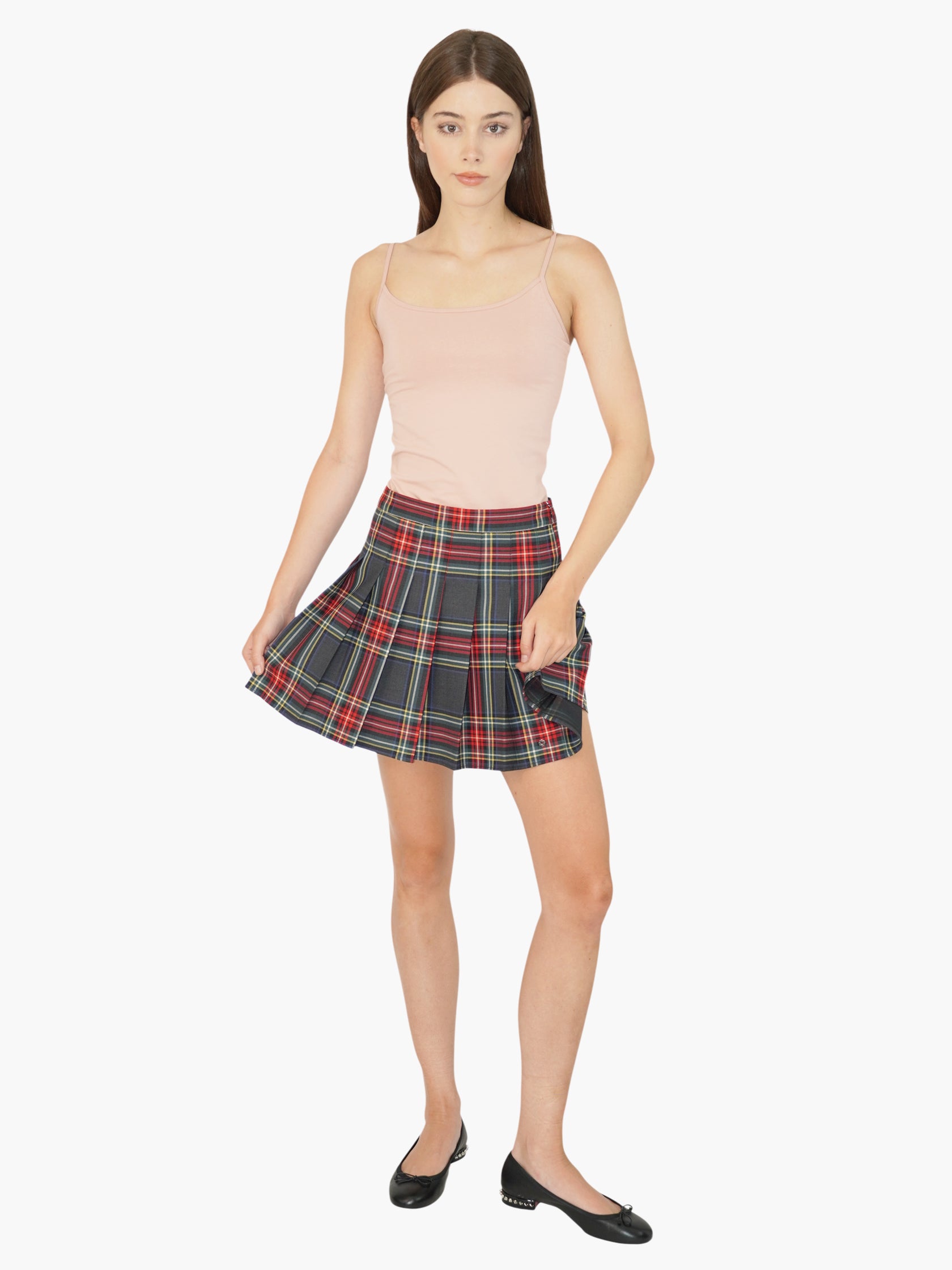 Check Tennis Skirt