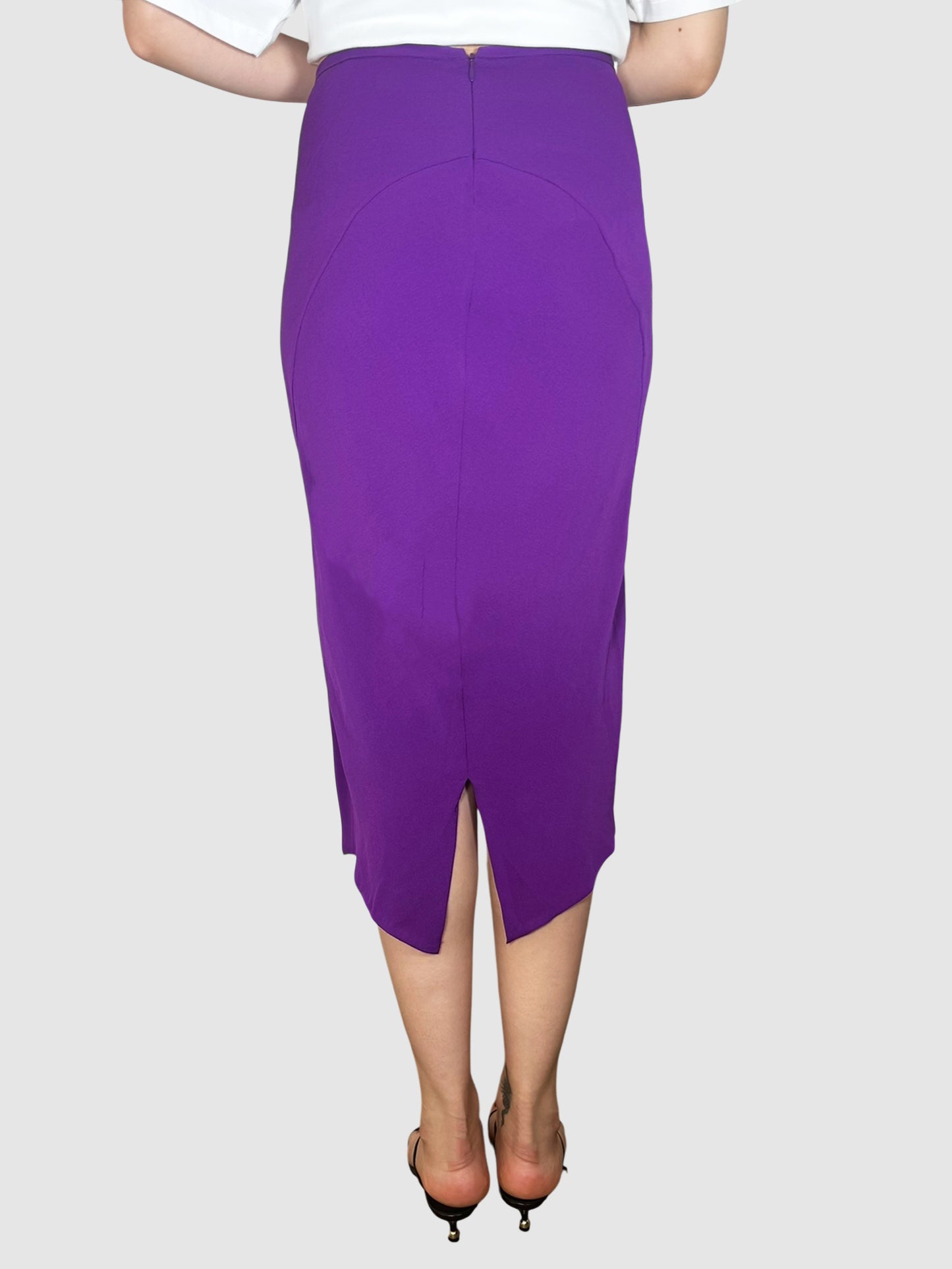 Silk Midi Skirt