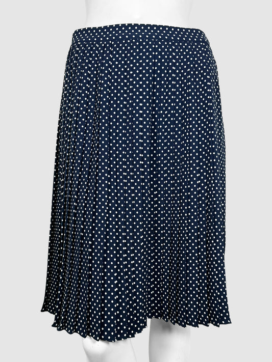 Pleated Polka Dot Skirt - Size 8