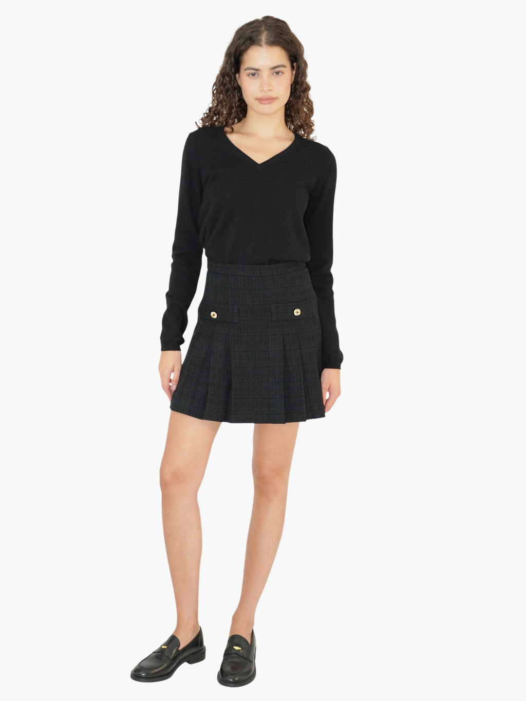 Tweed Mini Skirt