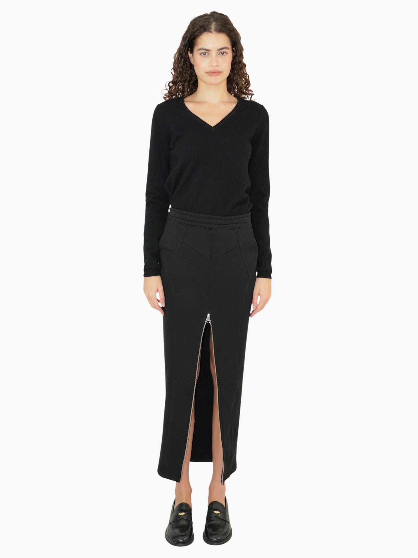Front Zip Skirt