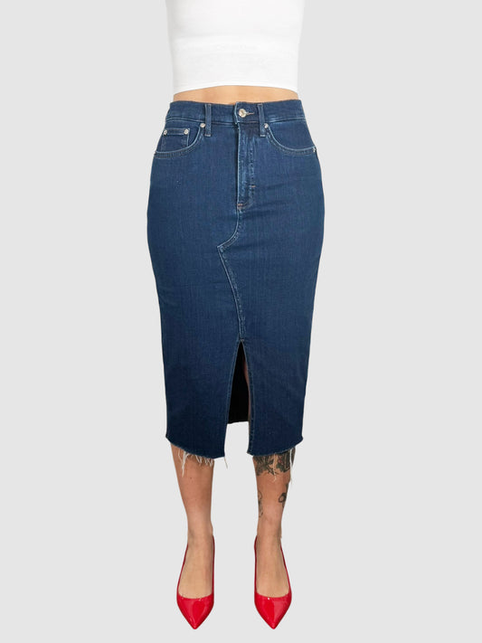 Denim Midi Skirt