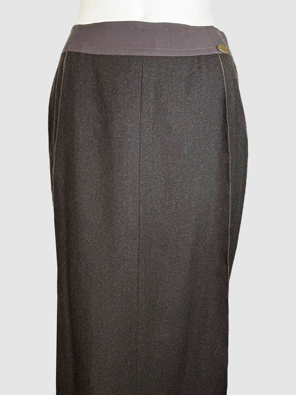 Wool Maxi Skirt - Size 38