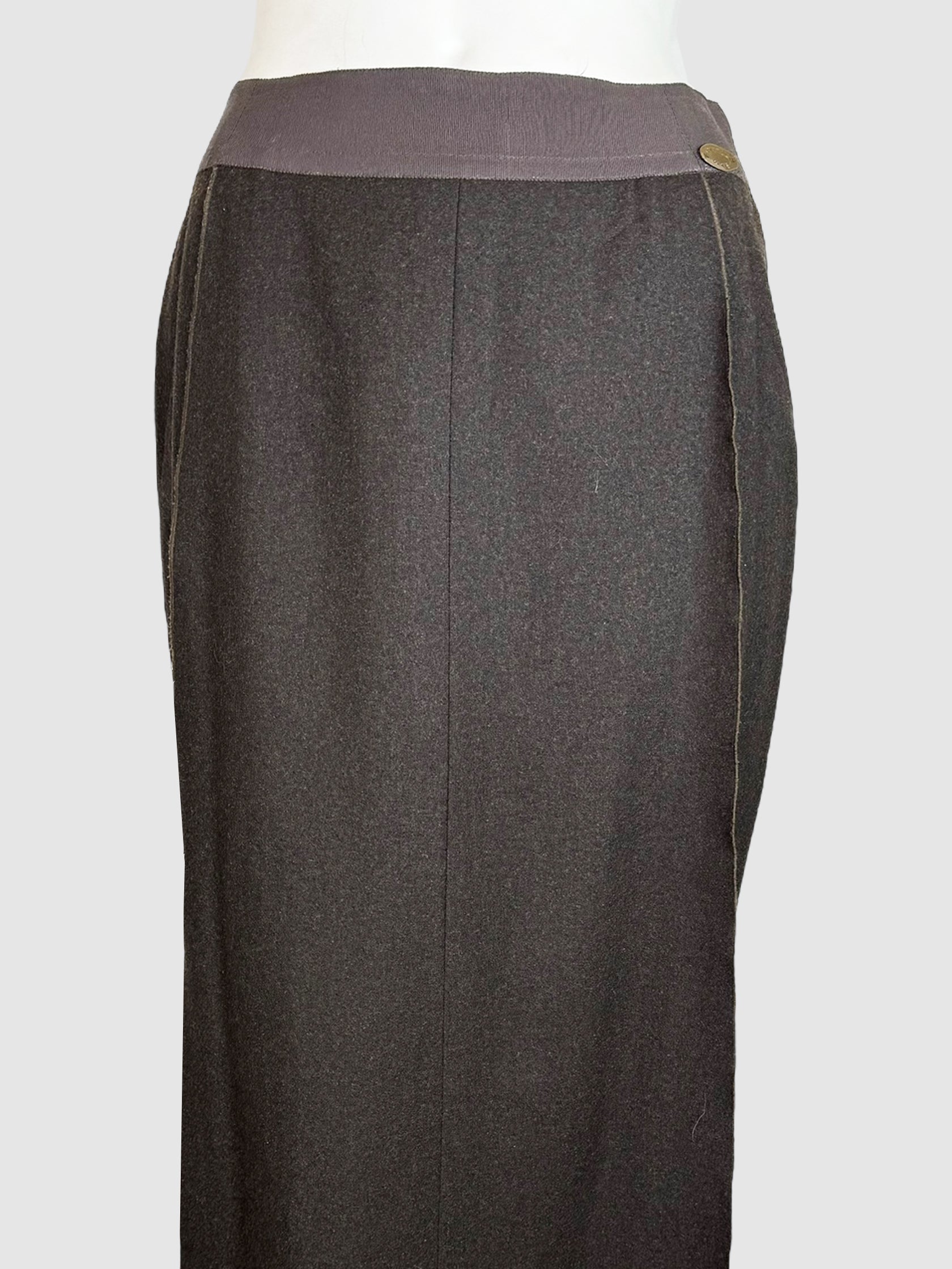Wool Maxi Skirt - Size 38