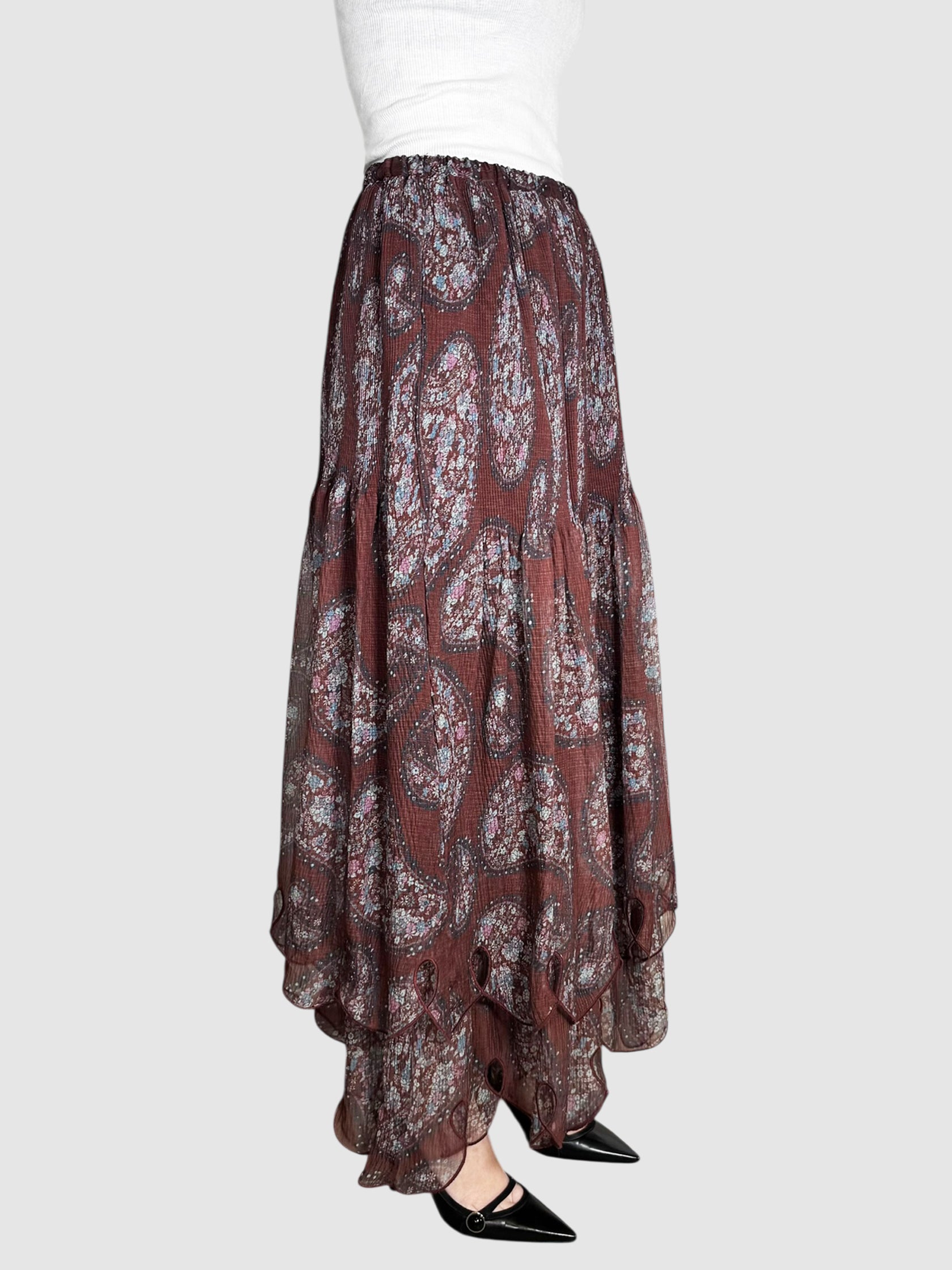 Paisley Tiered Skirt