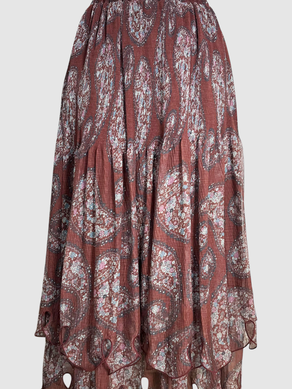 Paisley Tiered Skirt