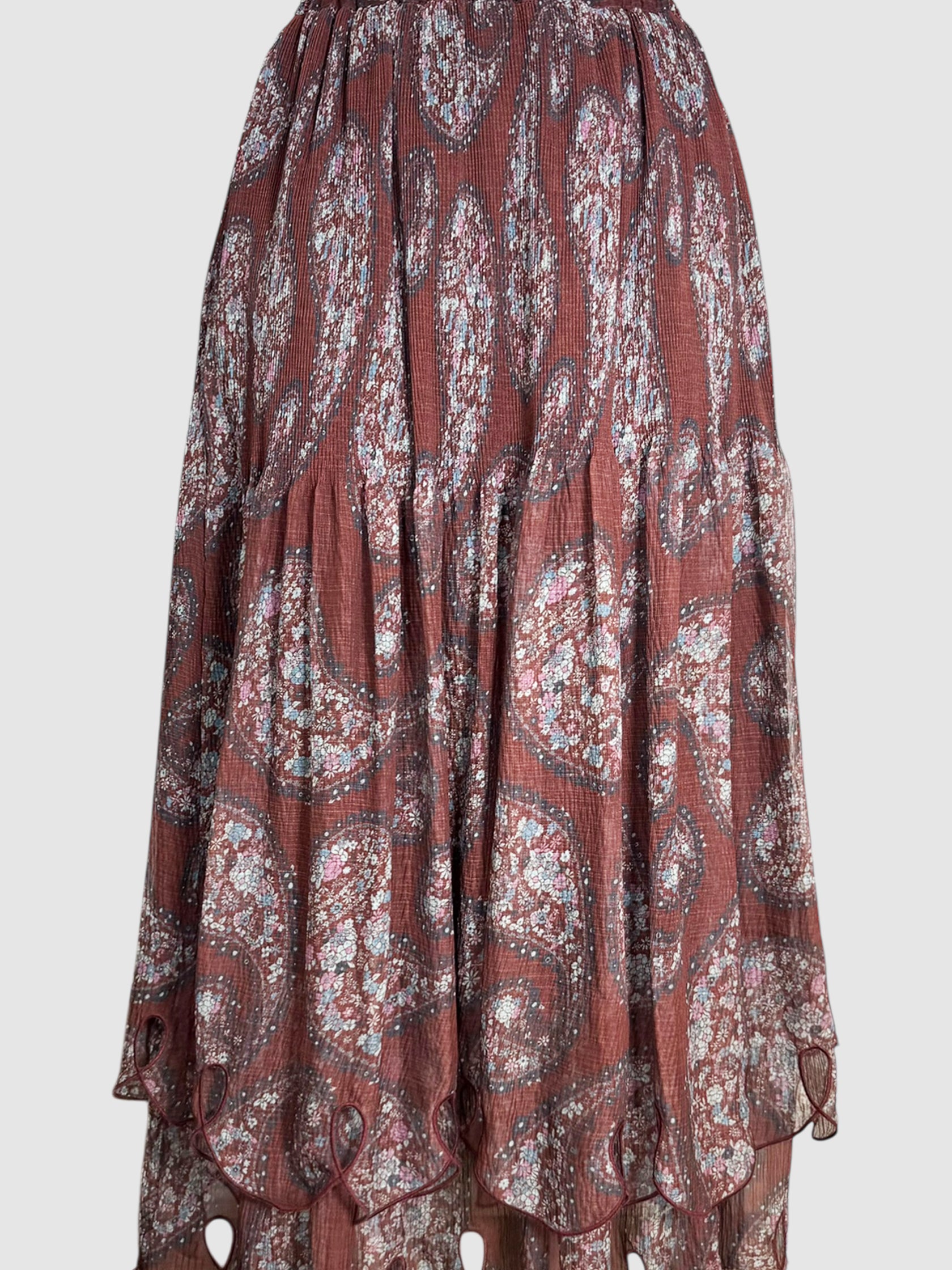 Paisley Tiered Skirt