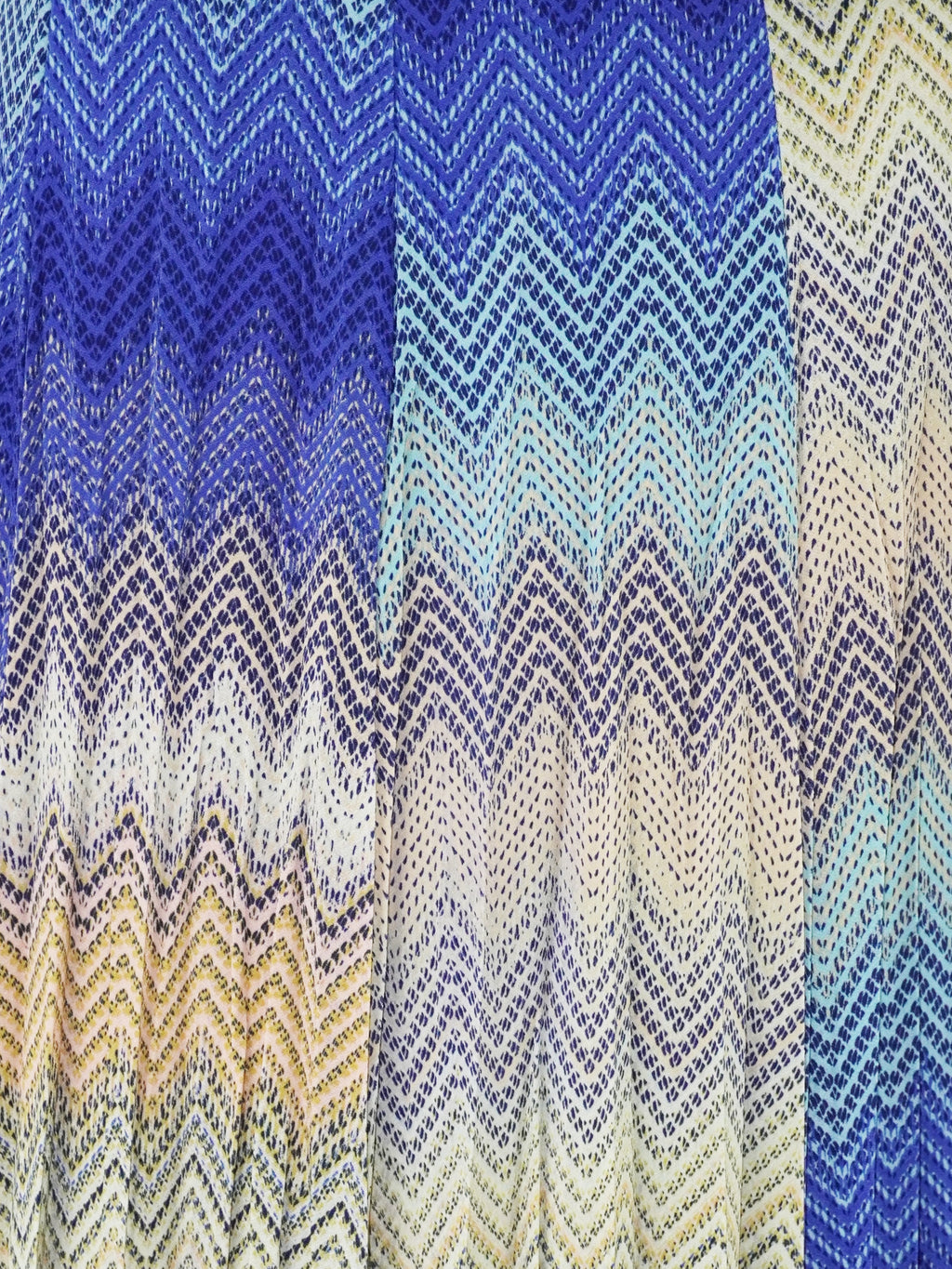 Patterned Pleated Skirt