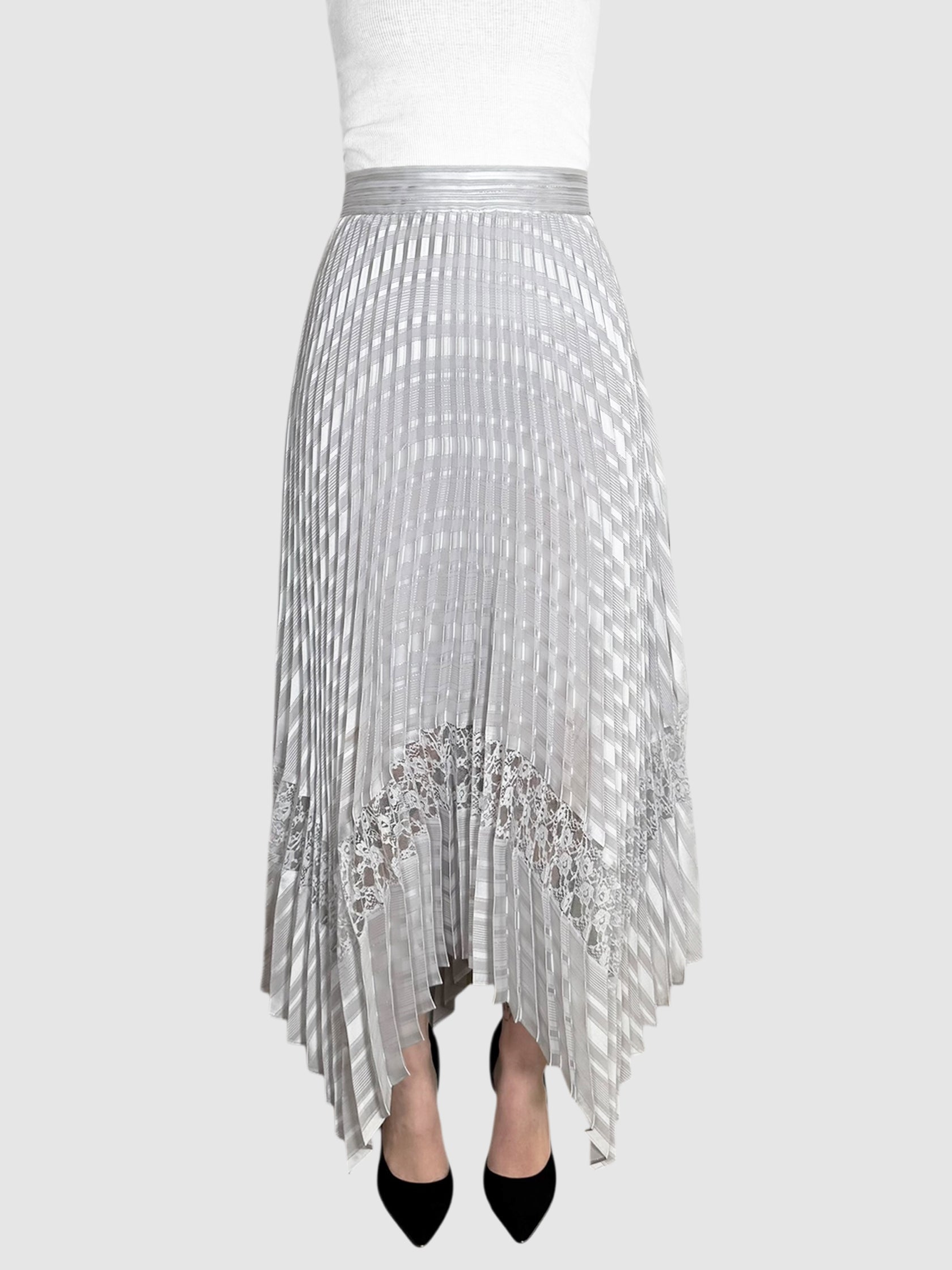 Lace Pleated Skirt