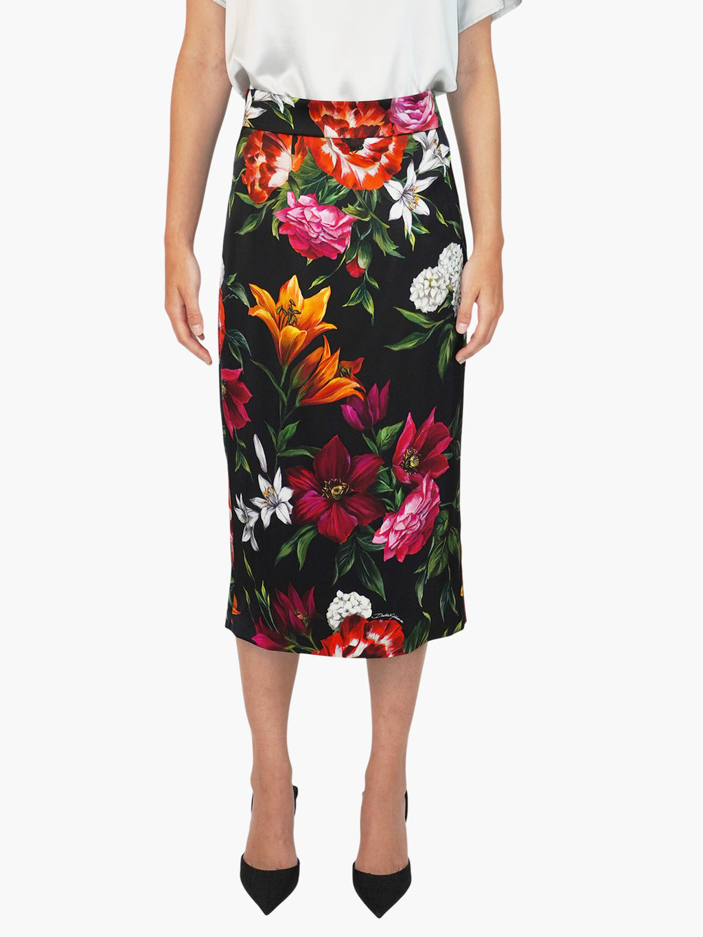 Floral Midi Skirt