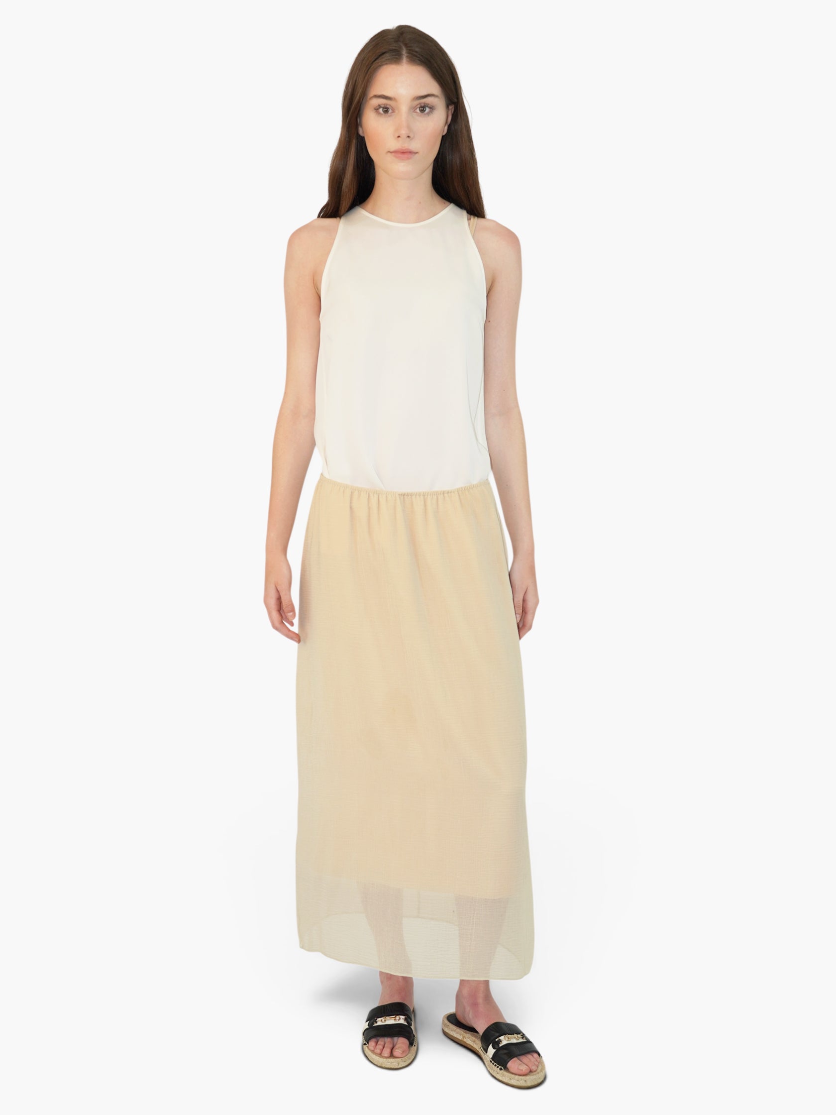Sheer Midi Skirt