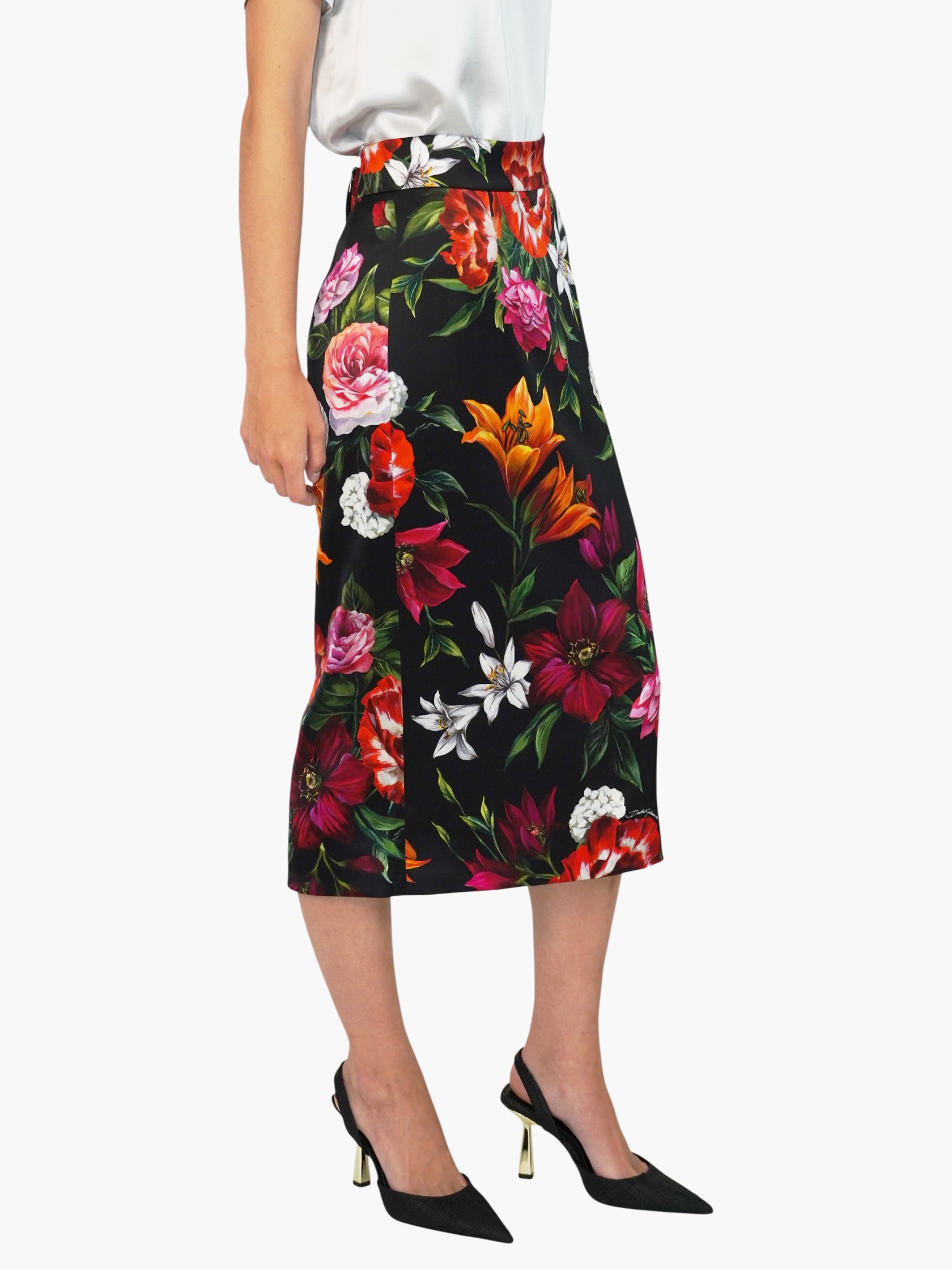 Floral Midi Skirt