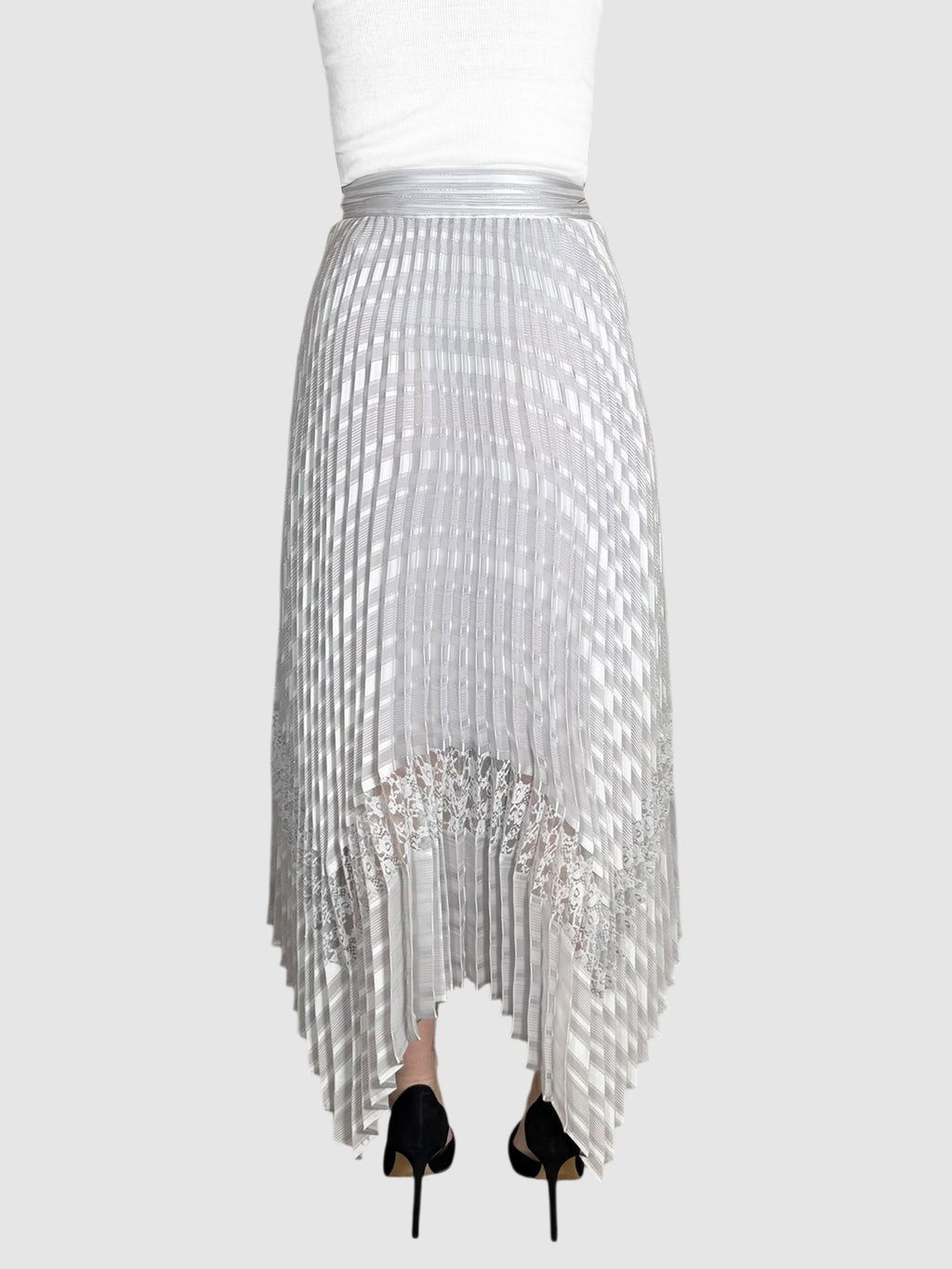 Lace Pleated Skirt