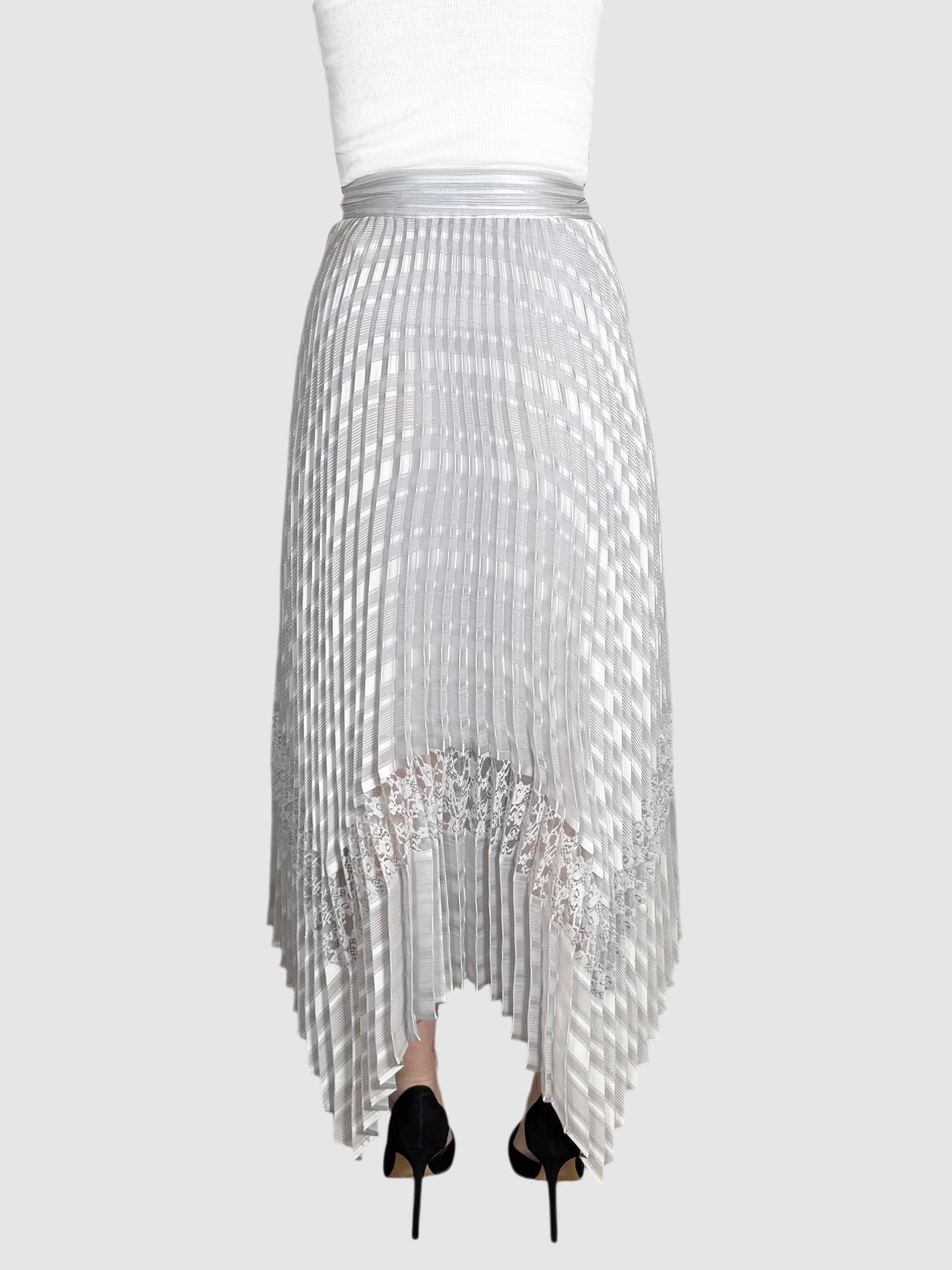 Lace Pleated Skirt