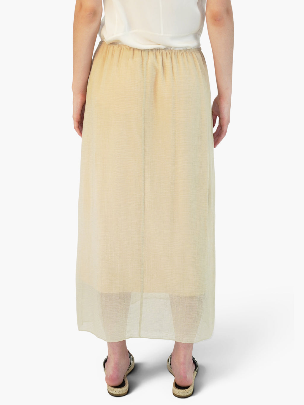 Sheer Midi Skirt