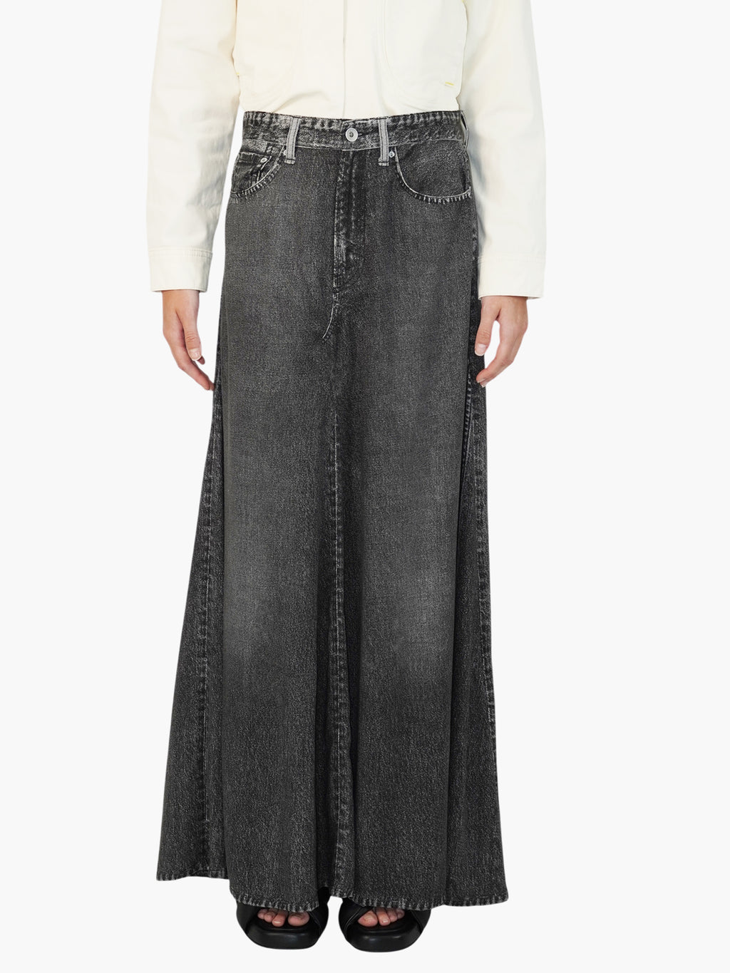 Denim Maxi Skirt