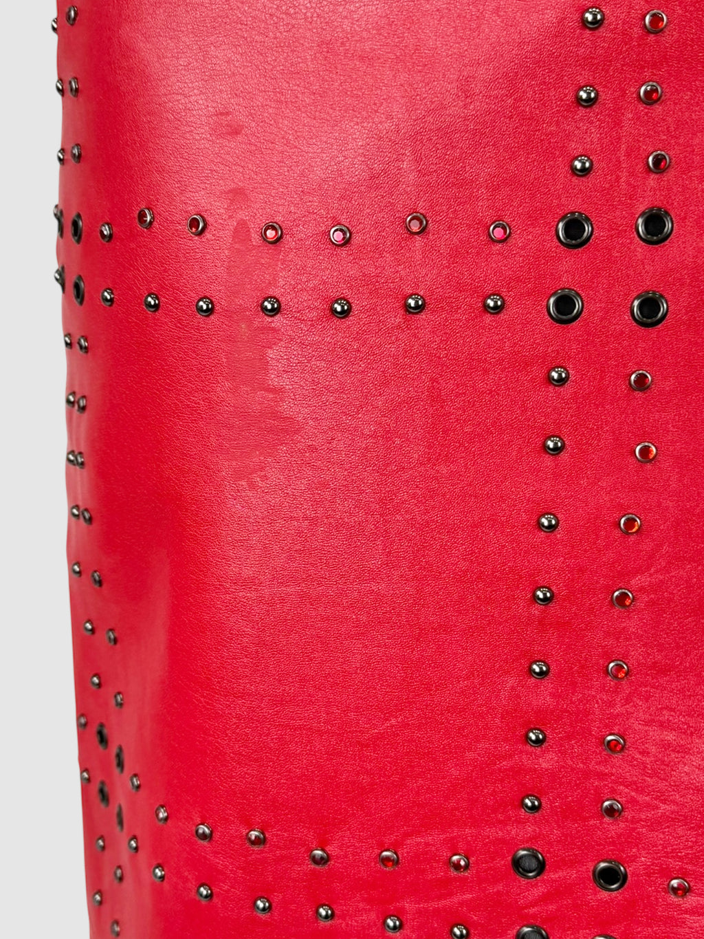 Studded Leather Skirt