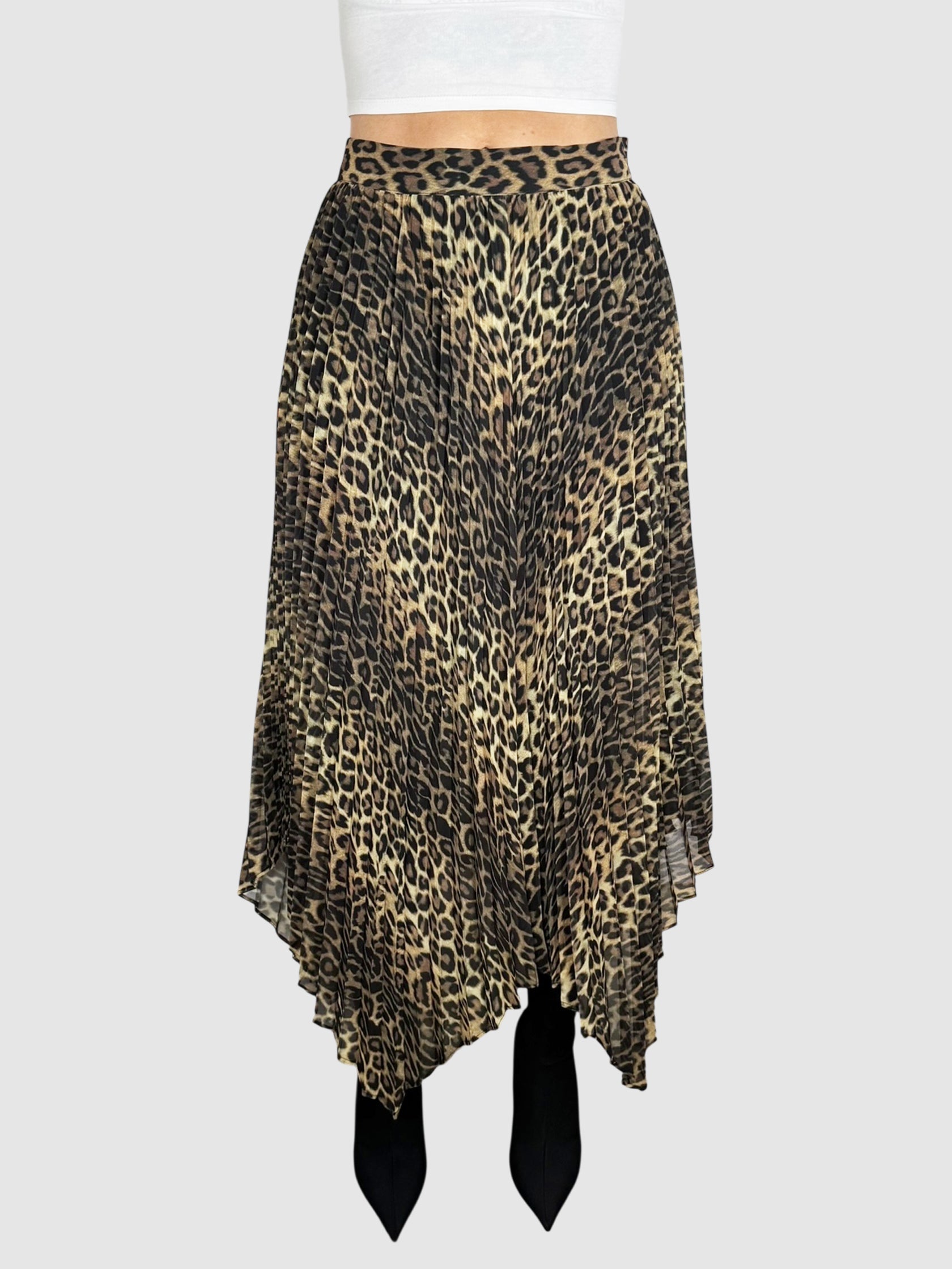Asymmetrical Leopard Skirt