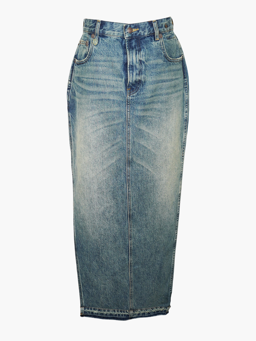 Denim Maxi Skirt