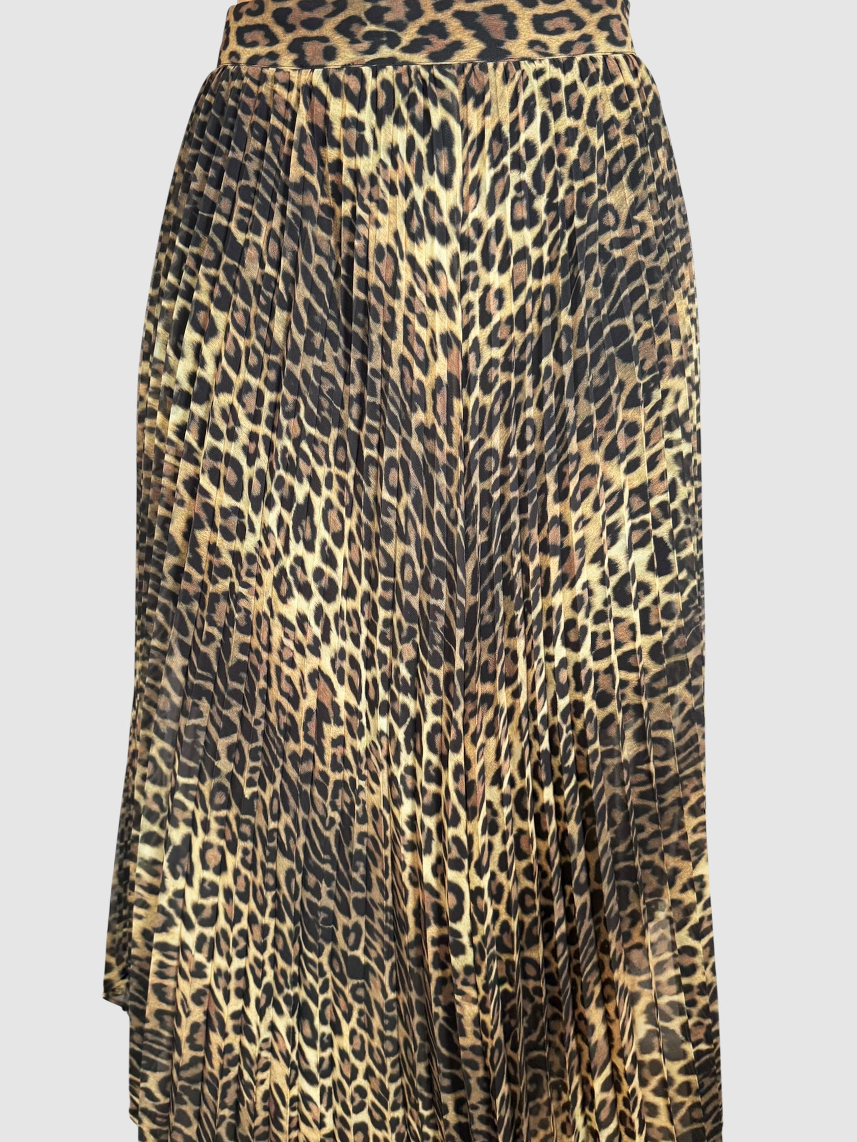 Asymmetrical Leopard Skirt