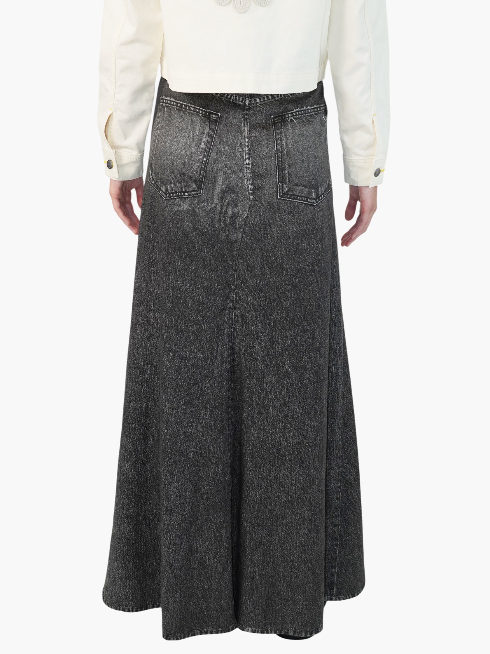 Denim Maxi Skirt