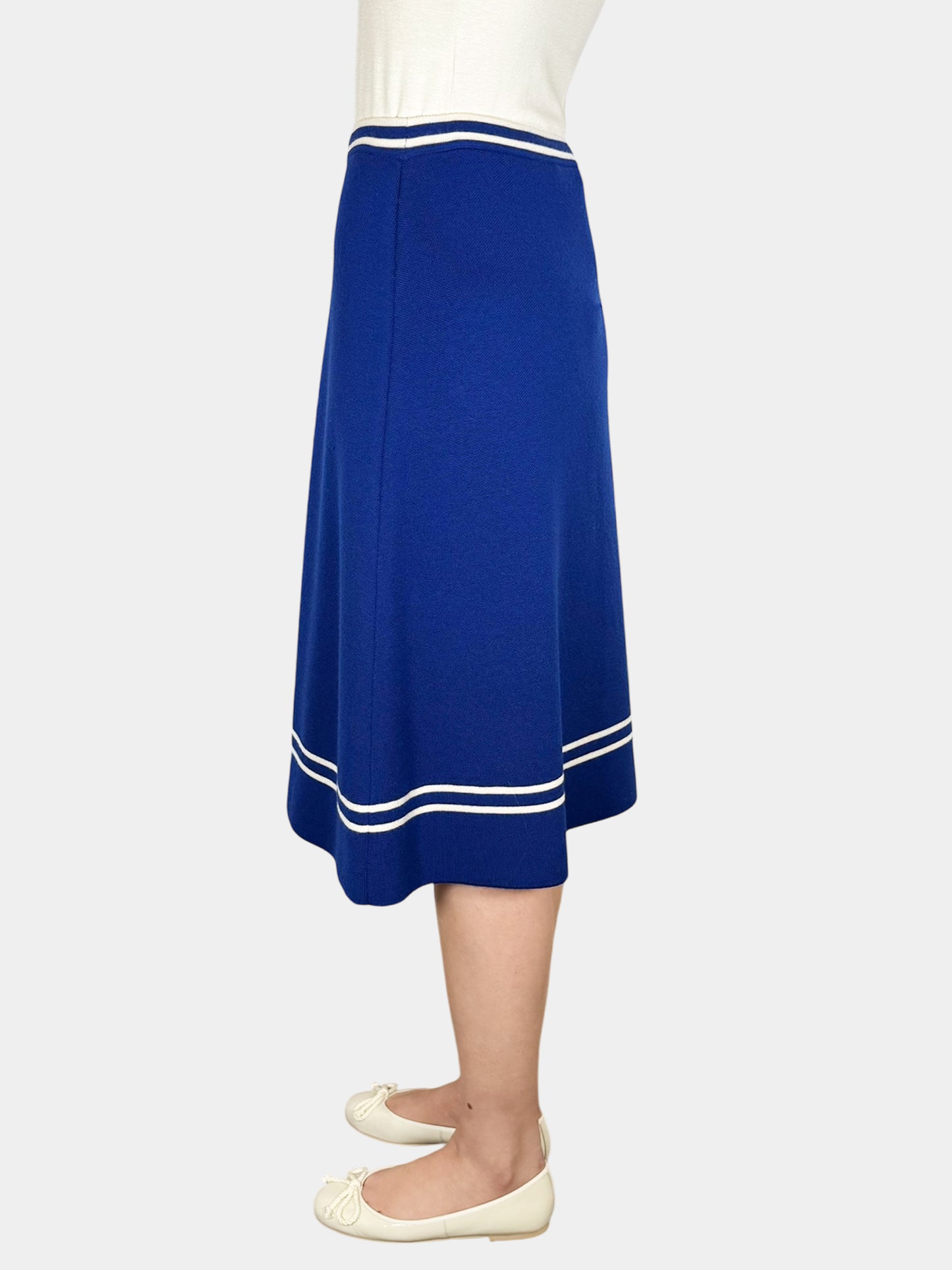 Wool Jacquard Skirt