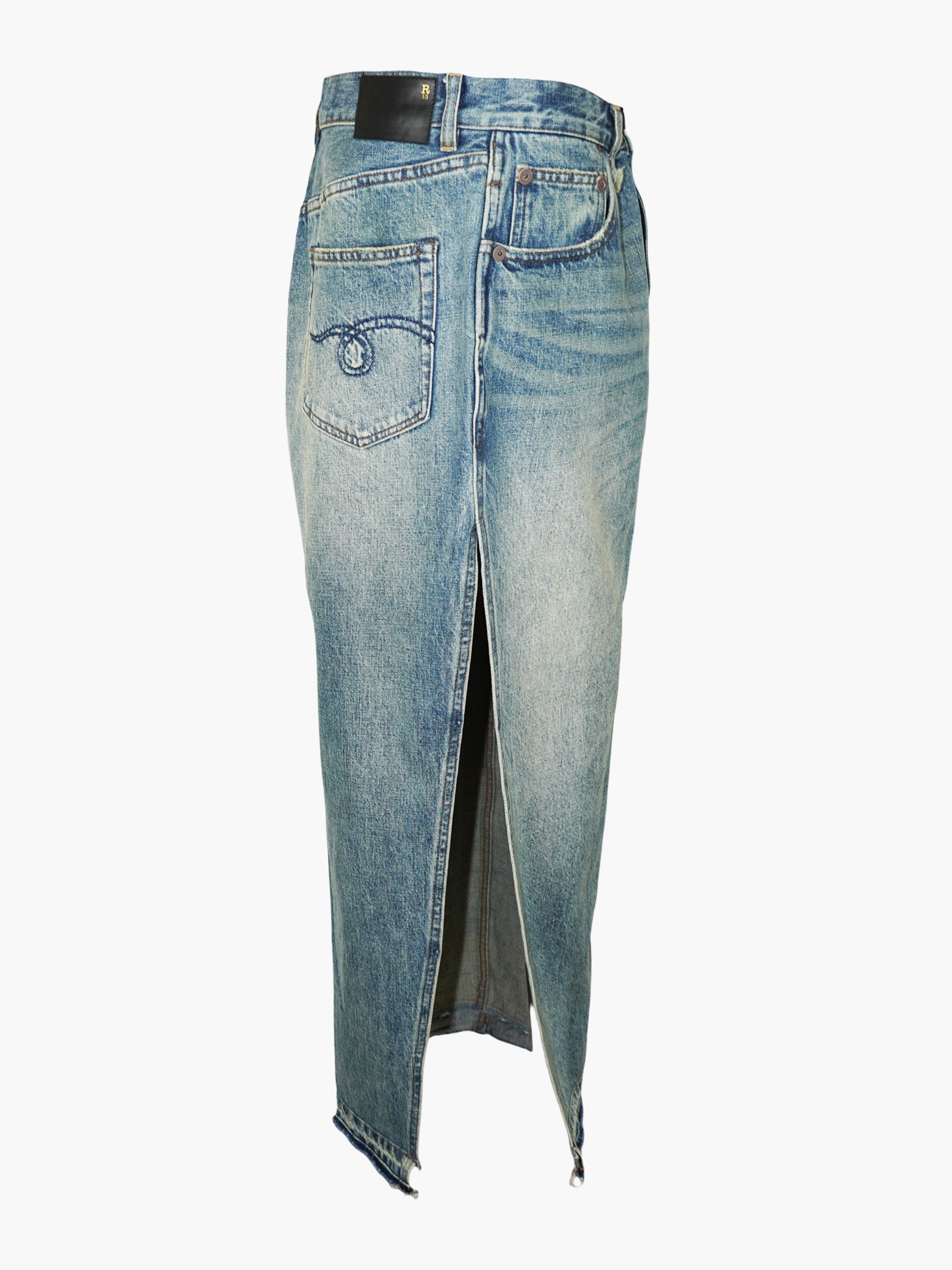 Denim Maxi Skirt