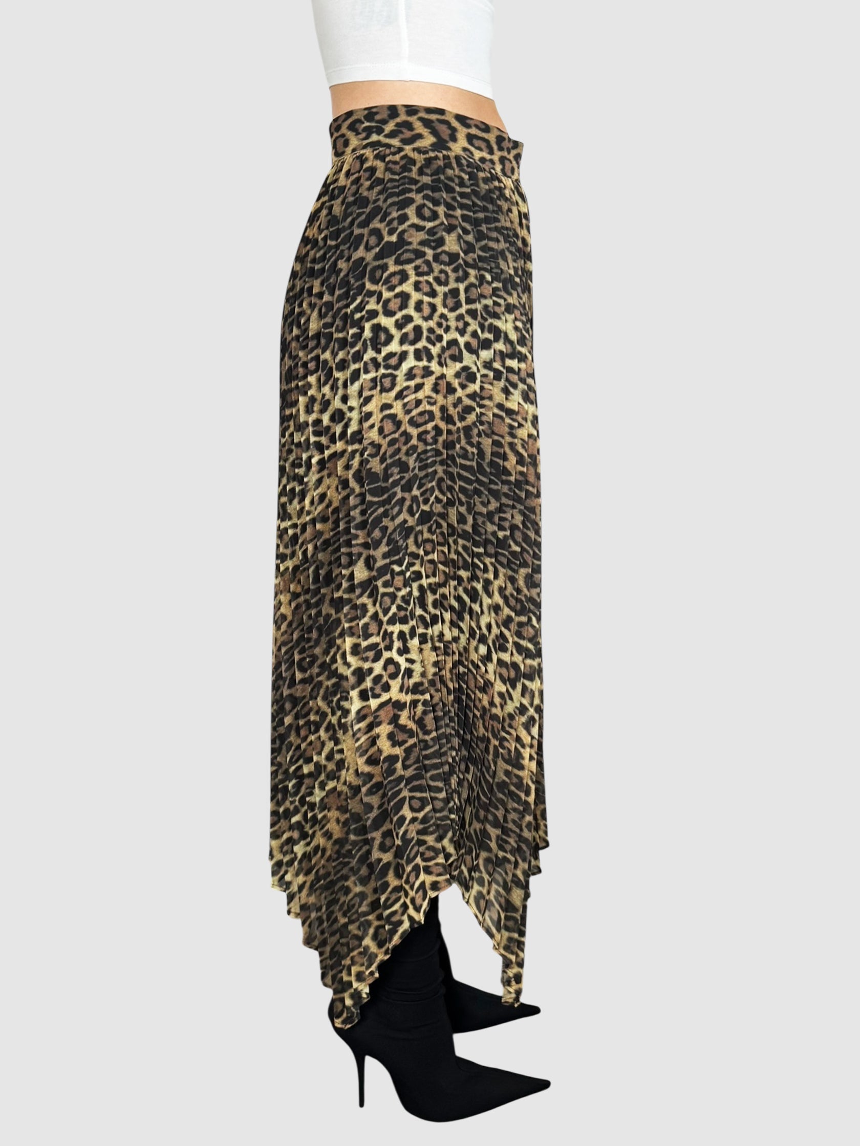 Asymmetrical Leopard Skirt
