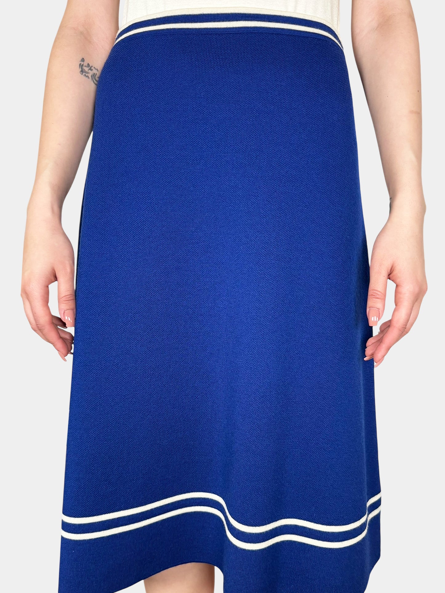 Wool Jacquard Skirt