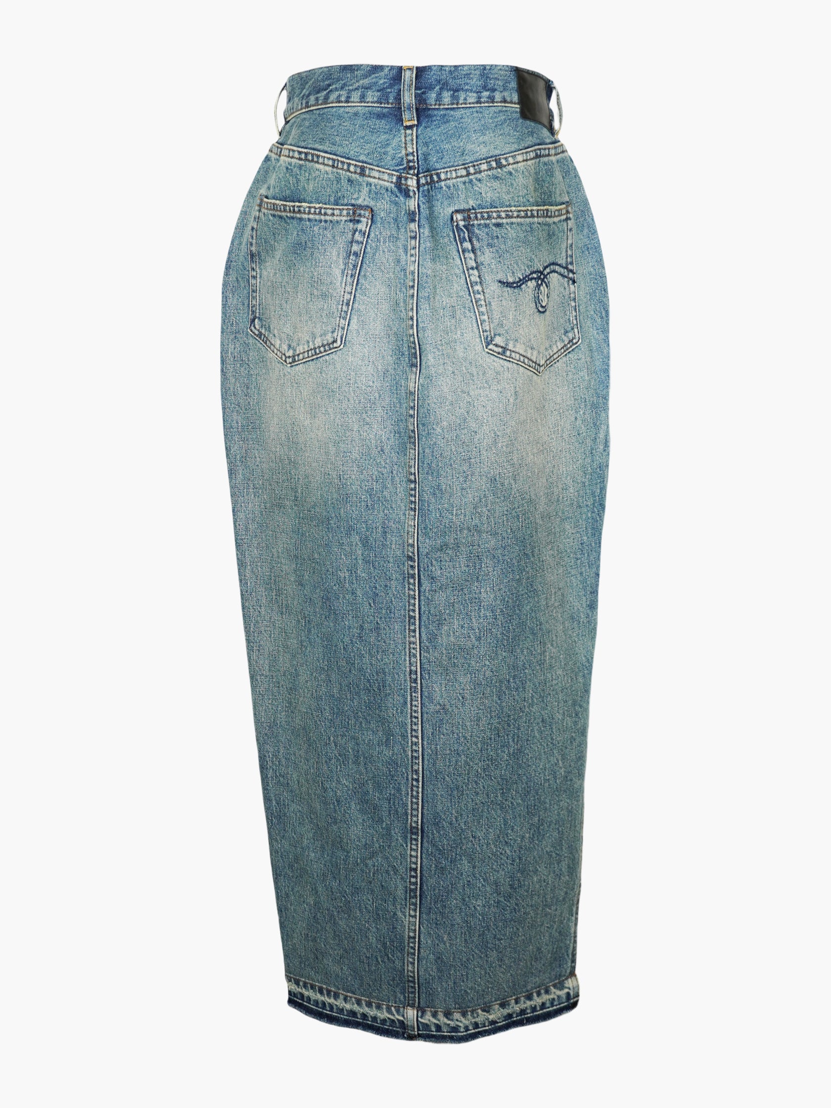 Denim Maxi Skirt