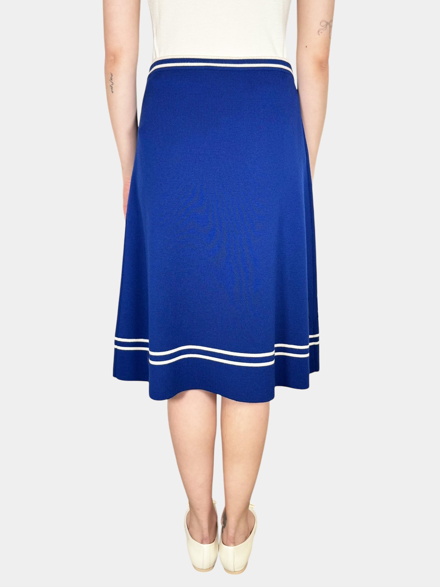 Wool Jacquard Skirt