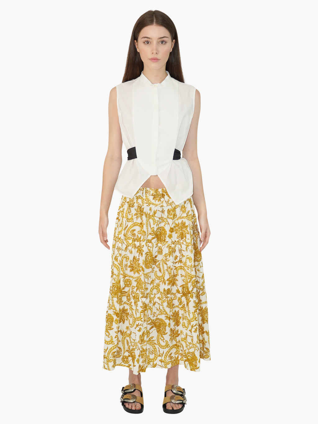 Floral Print Skirt