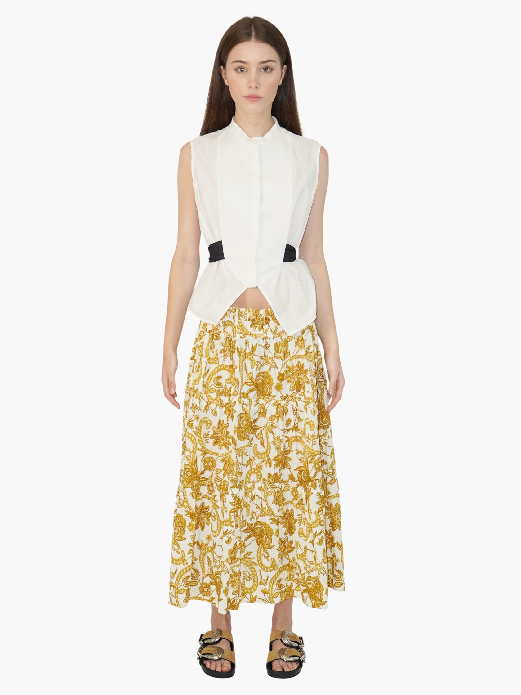 Floral Print Skirt