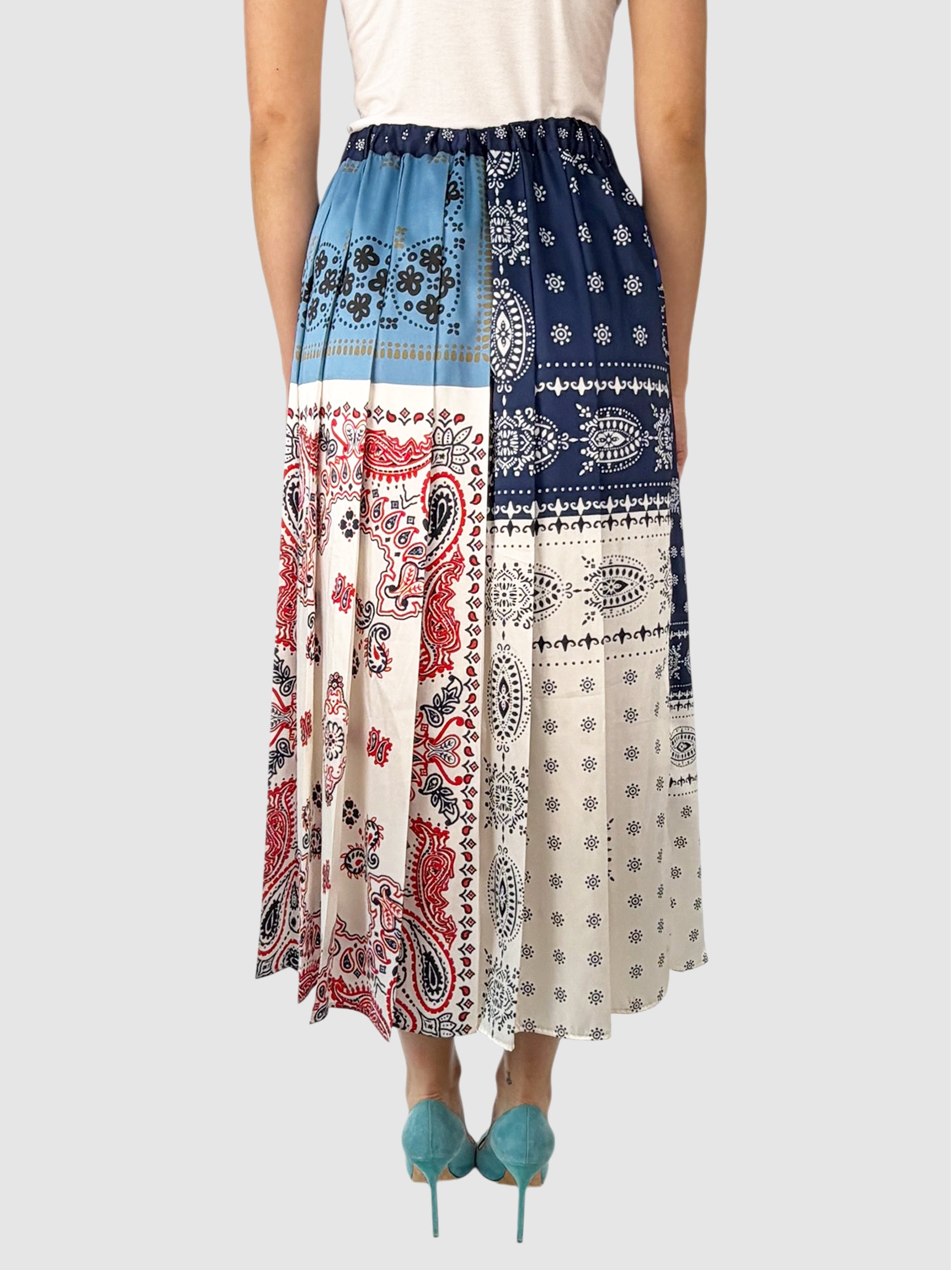 Printed Twill Skirt