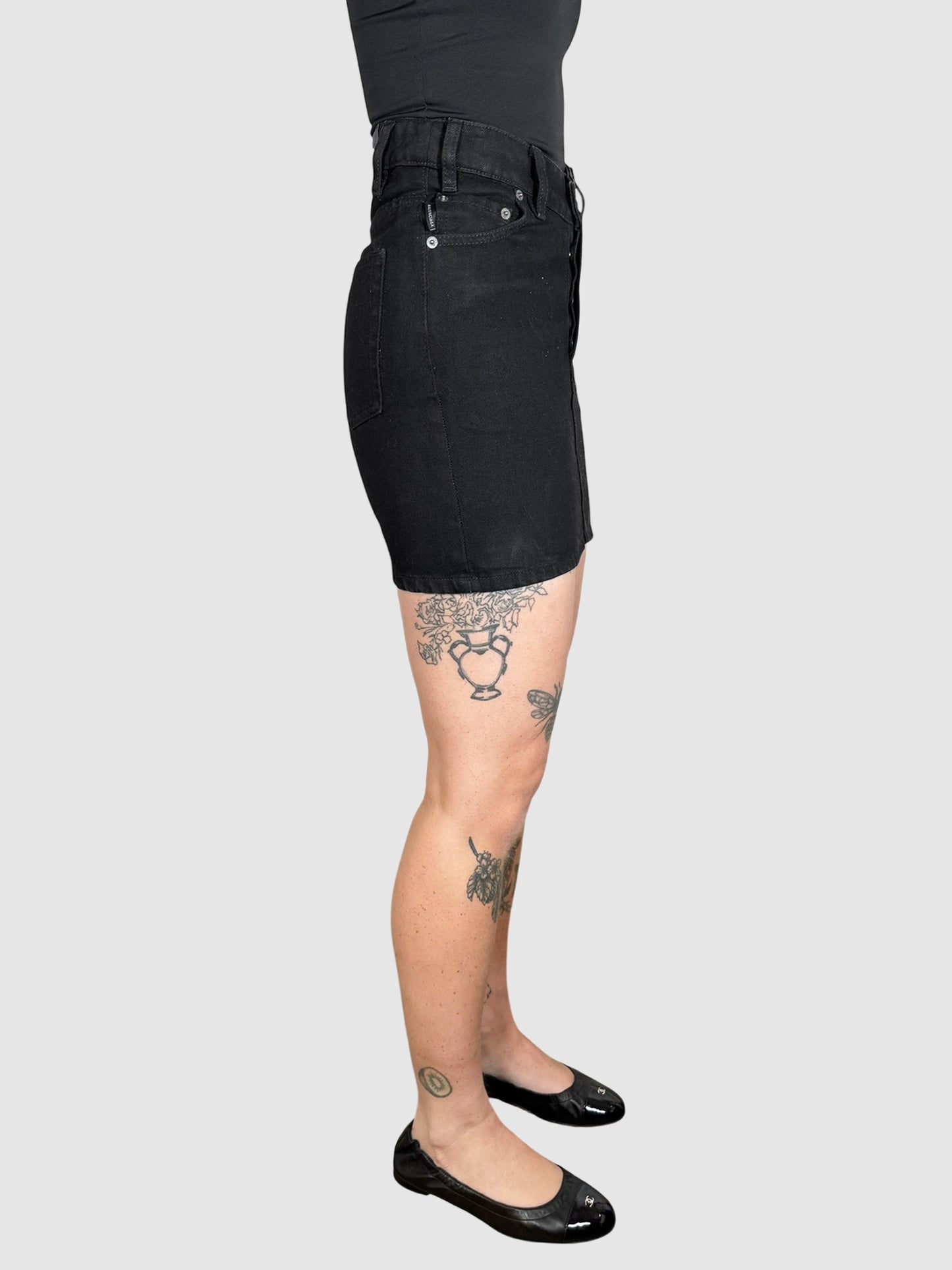 Denim Mini Skirt