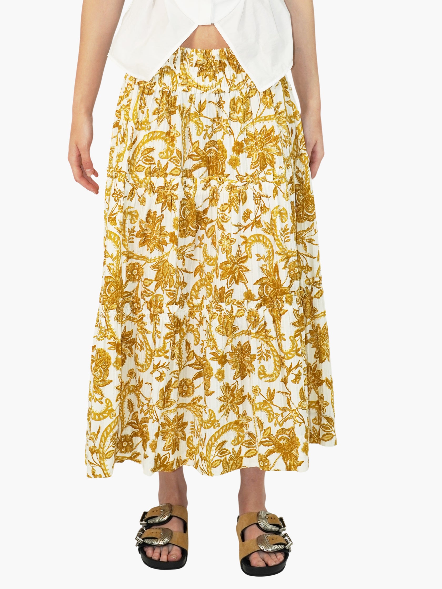 Floral Print Skirt