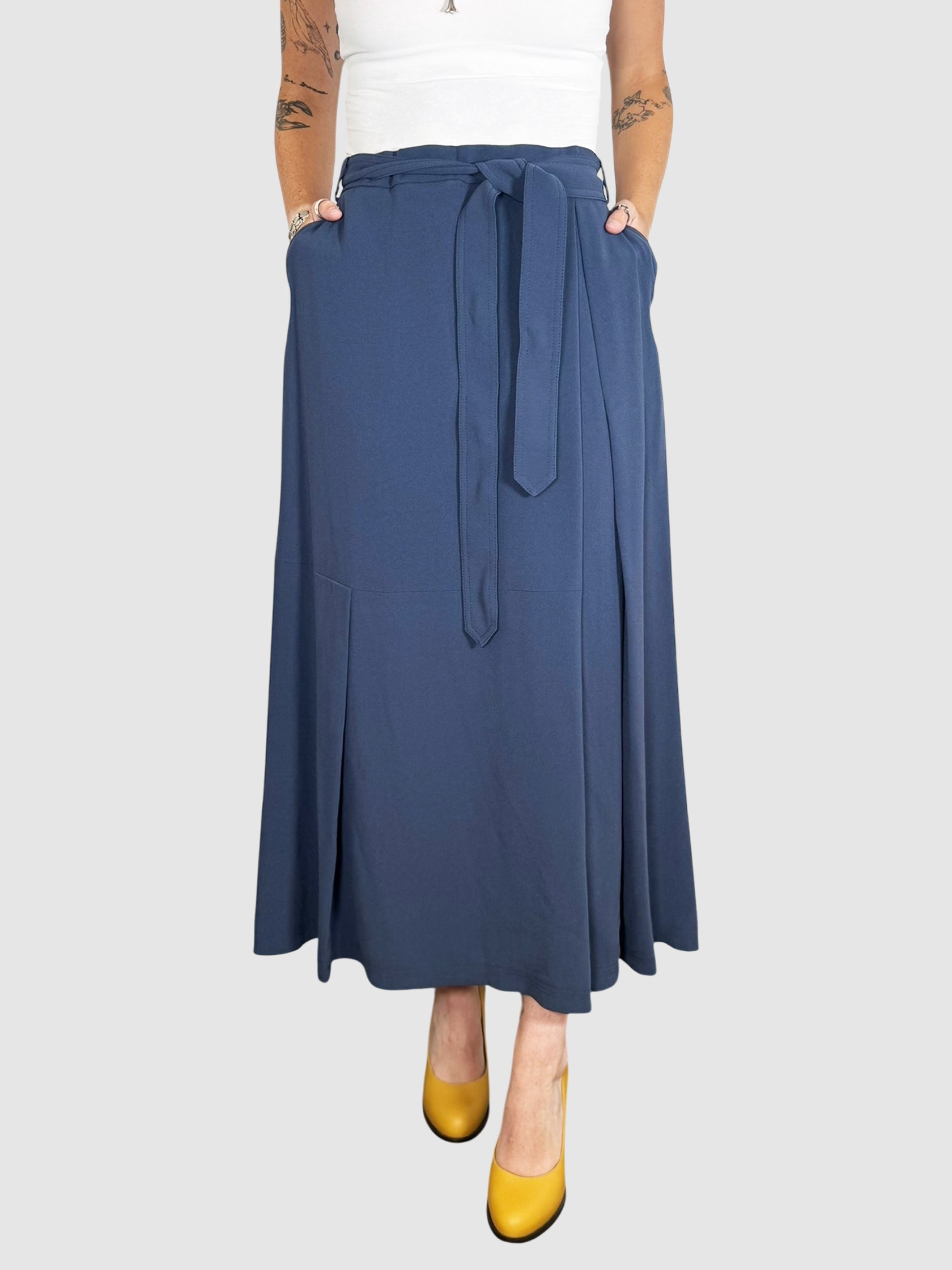 Belted Midi Skirt