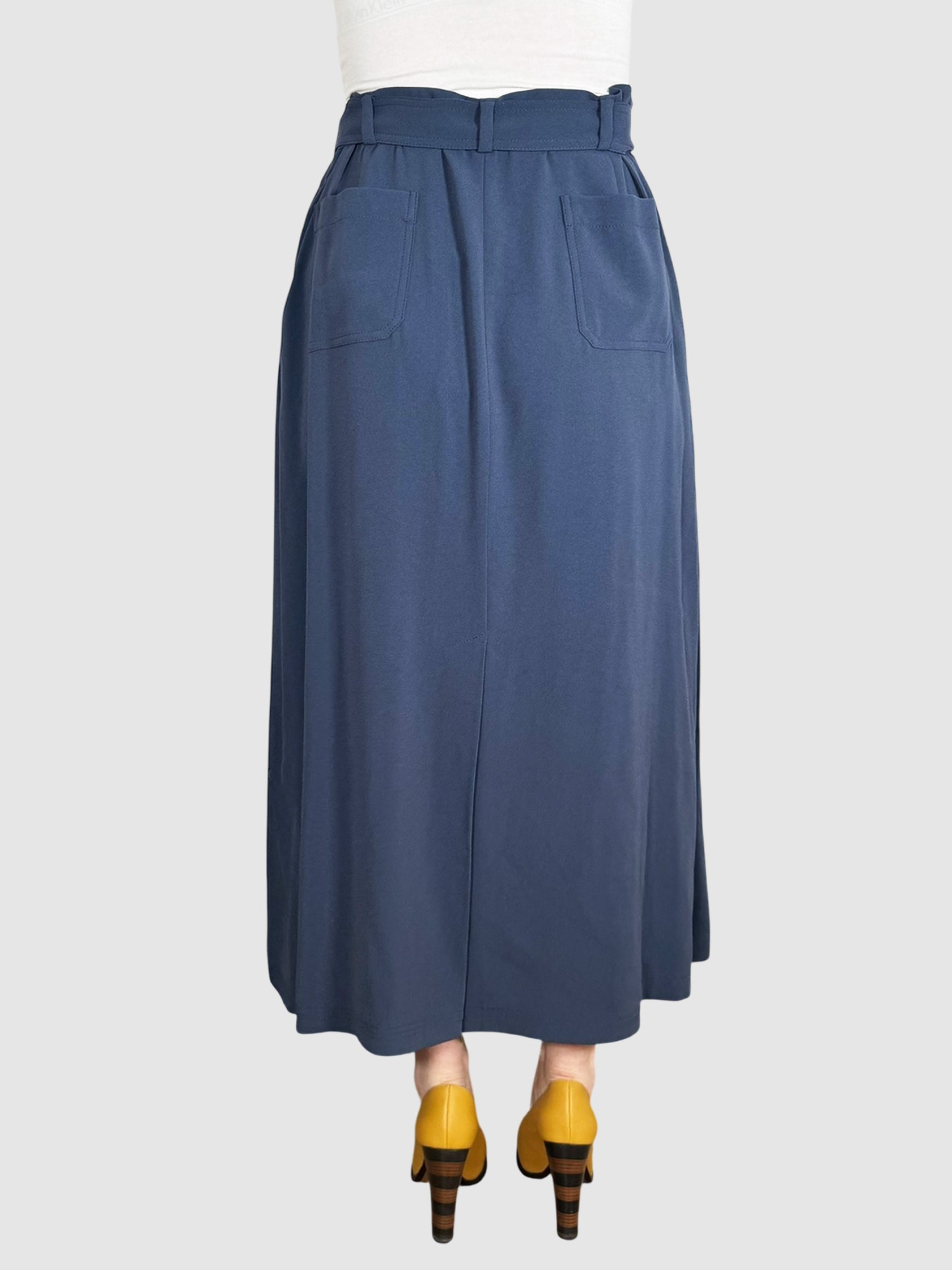 Belted Midi Skirt