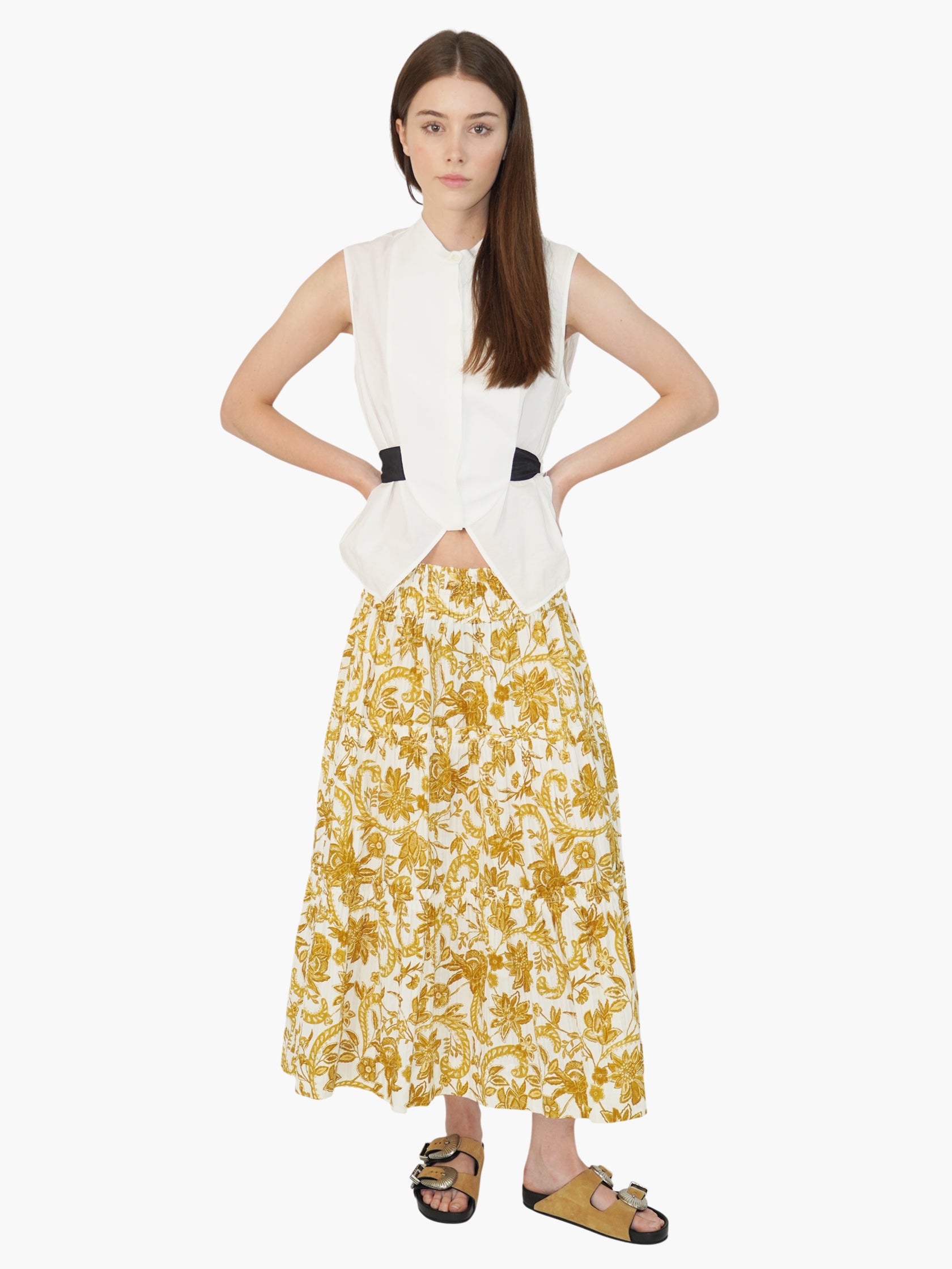 Floral Print Skirt