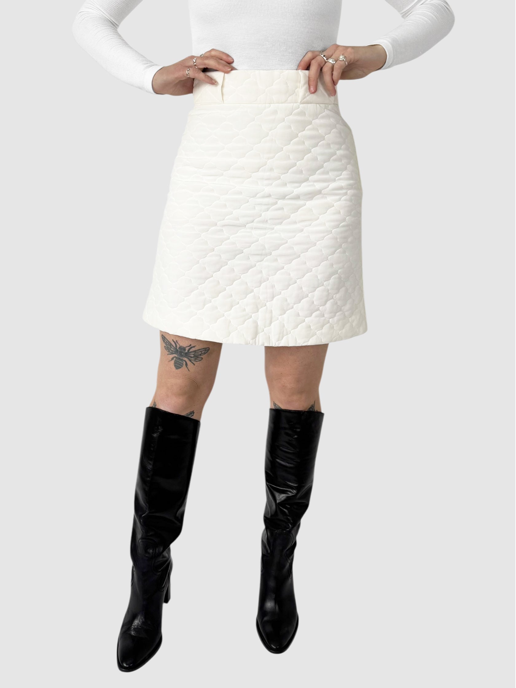 2023 Quilted Mini Skirt