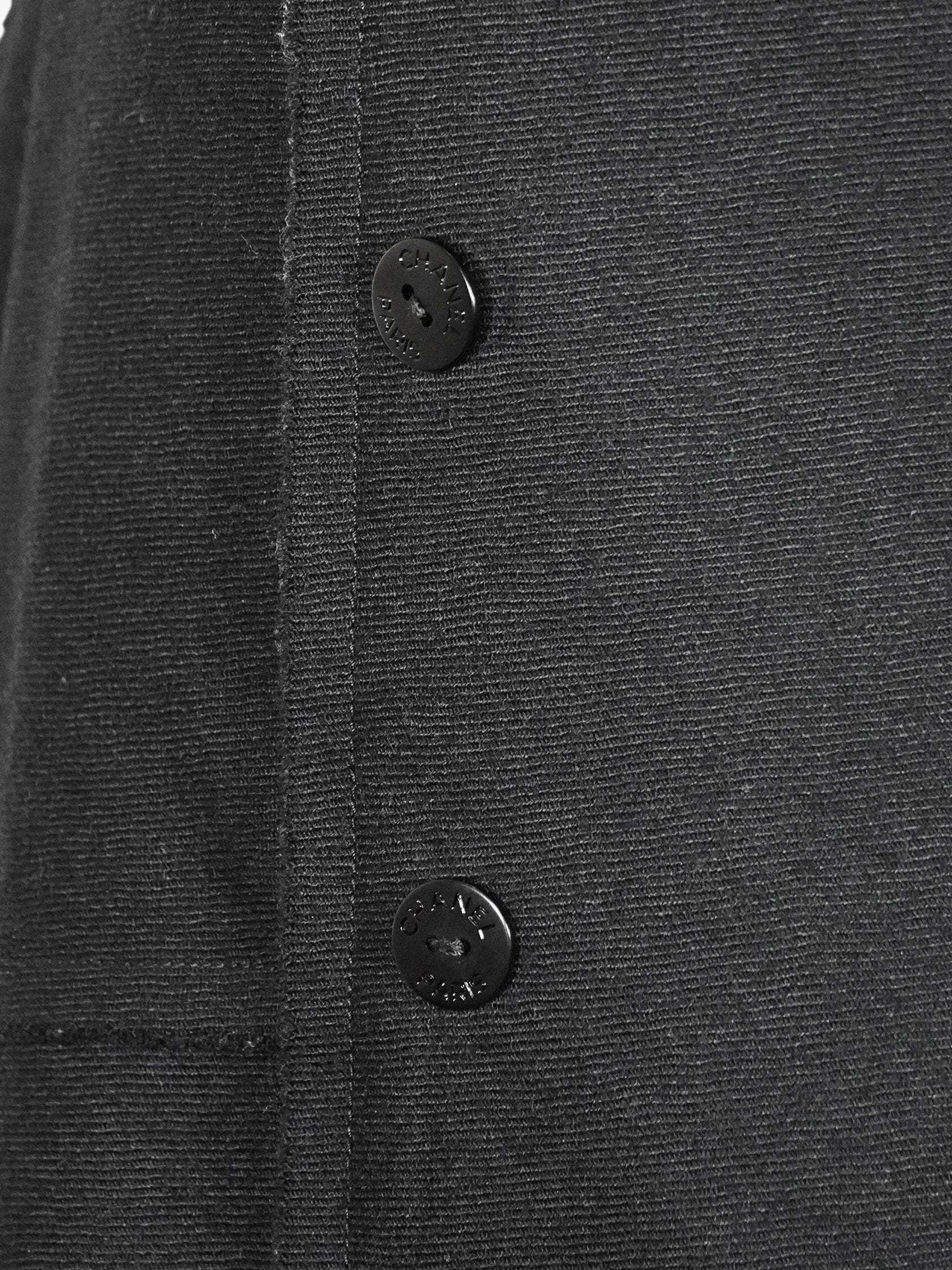 Double-Breasted Wool Skirt