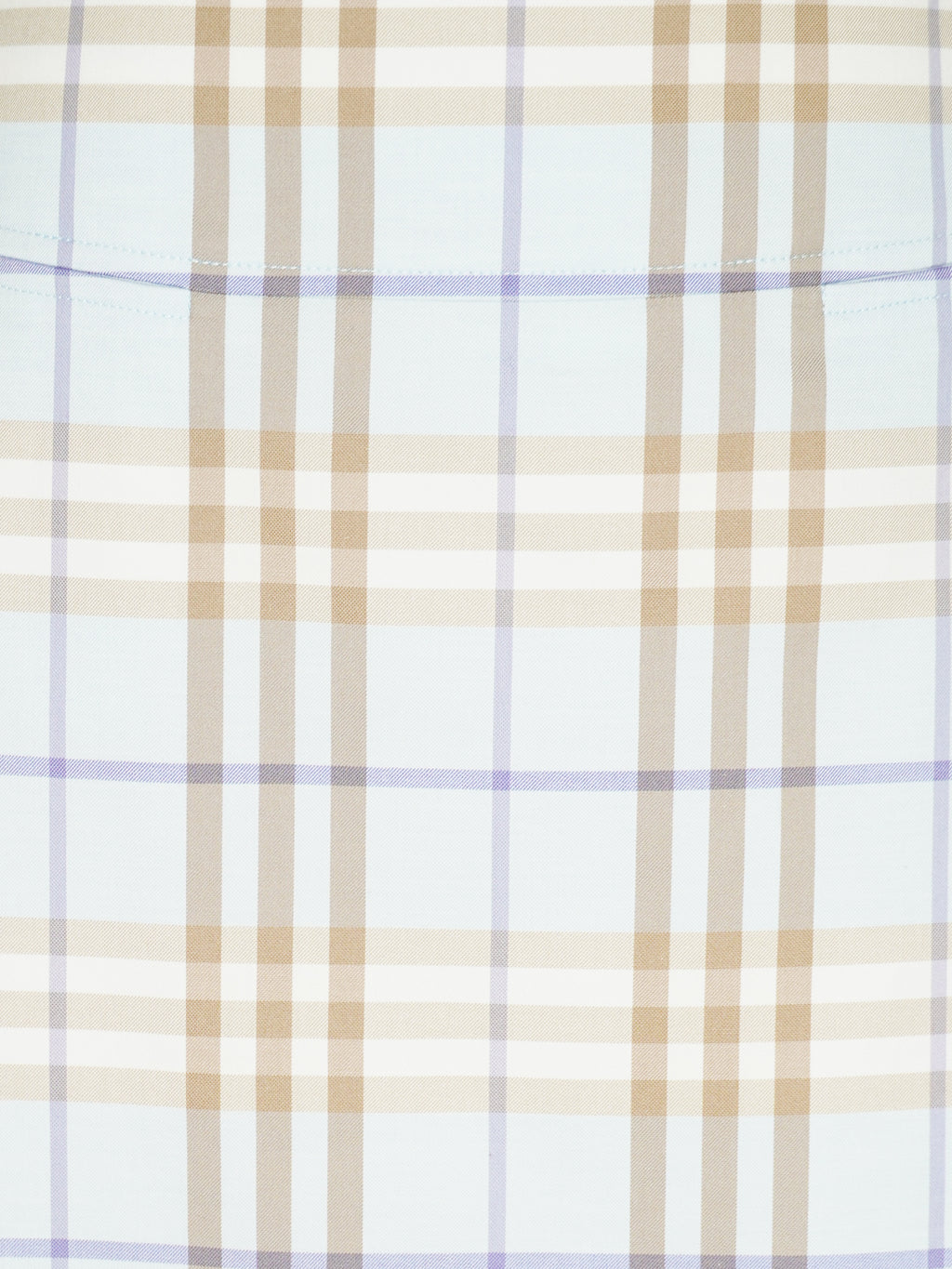 Check Print Skirt