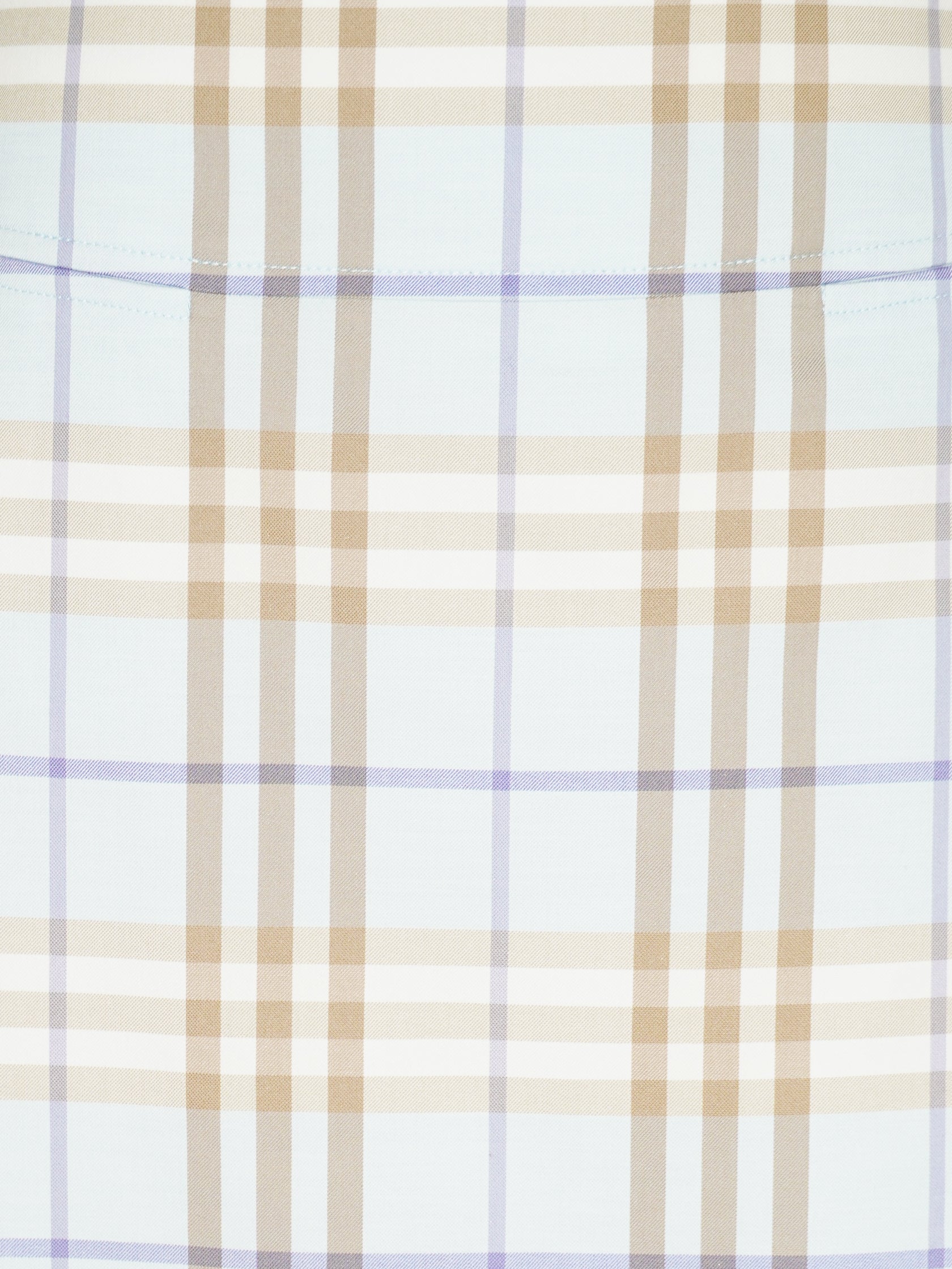 Check Print Skirt
