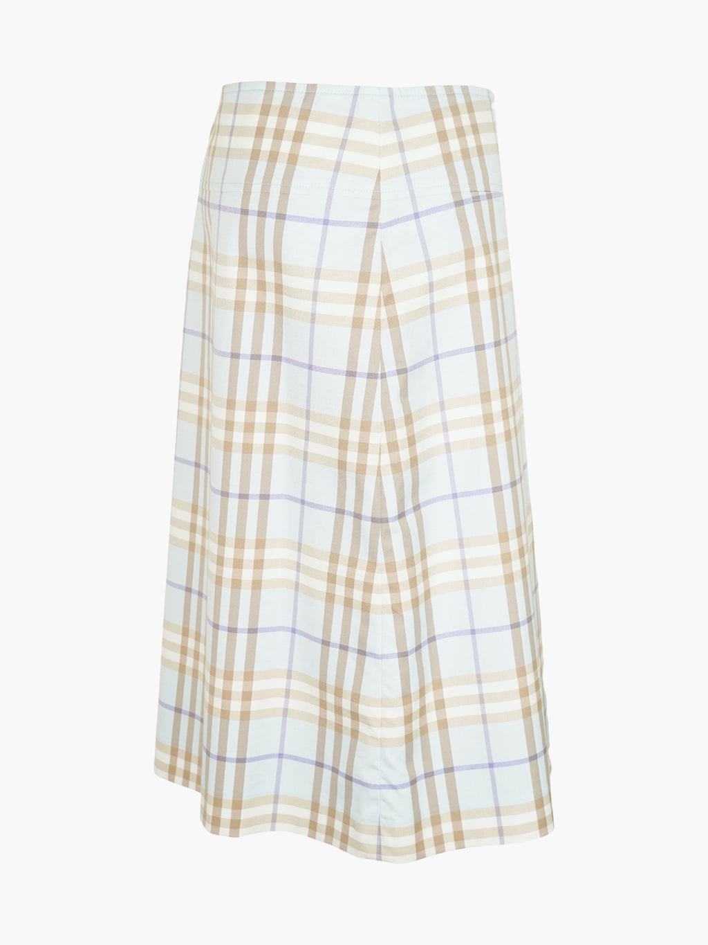 Check Print Skirt