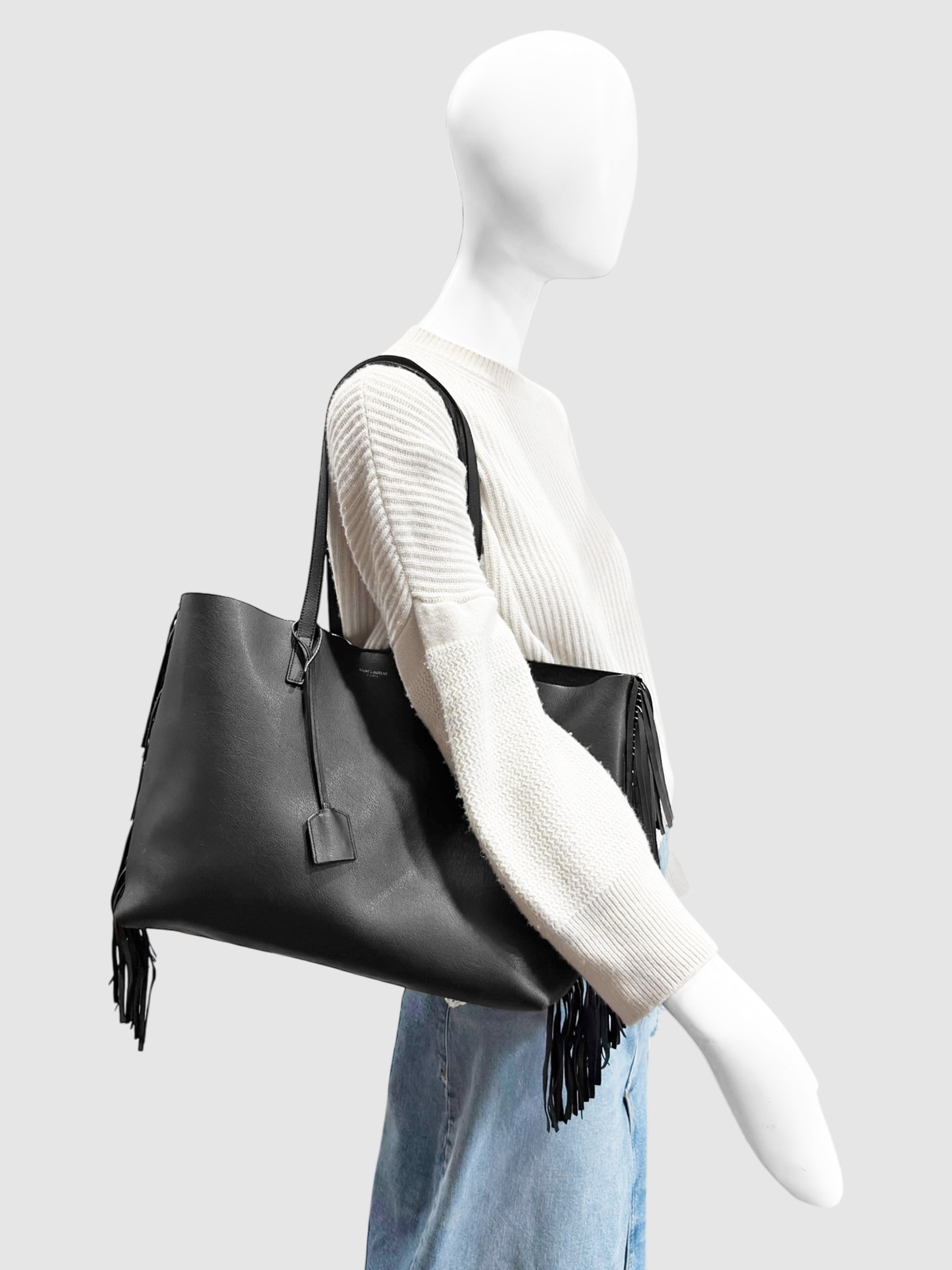 Fringed Shopper Tote
