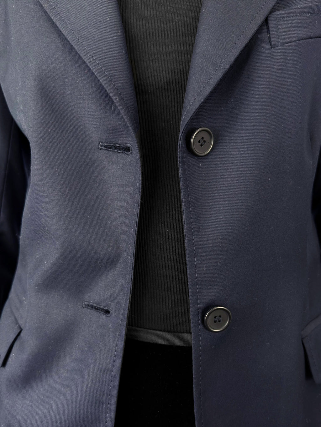 Wool Single-Breasted Blazer